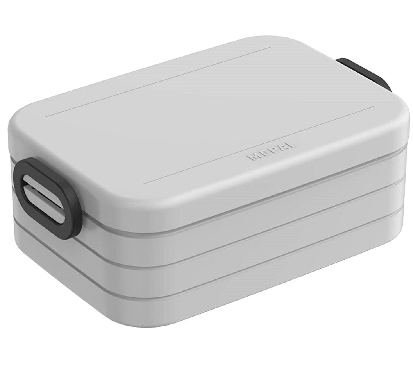 Mepal Lunchbox Take a Break Midi – Cool Grey – 900 ml – Lunchbox mit Trennwand, Acrylnitril-Butadien-Styrol