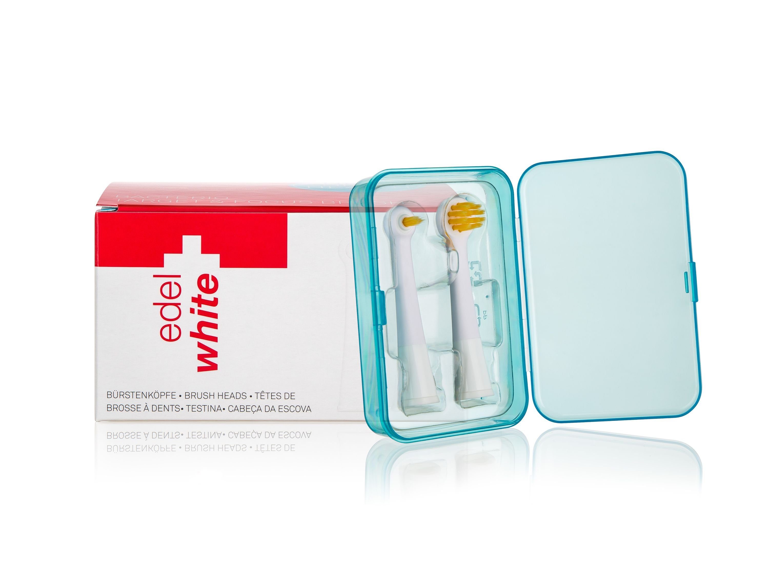 edel+white Щетки Ersatzbürstenköpfe Bacterio Target & Focus Brush für Sonic Generation 8 Winner