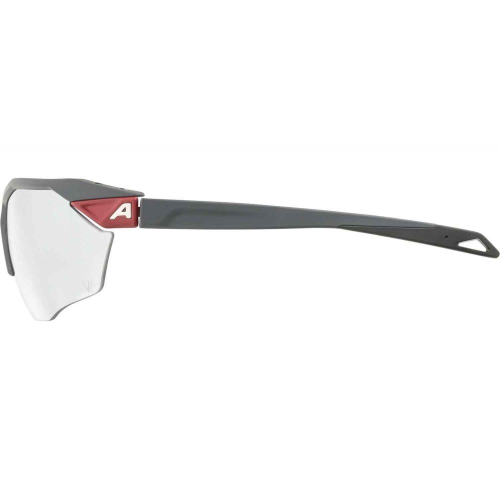 Alpina Fahrradbrille Twist Six S HR Fahrradbrille Midnight Grey Matt - Mirror Green