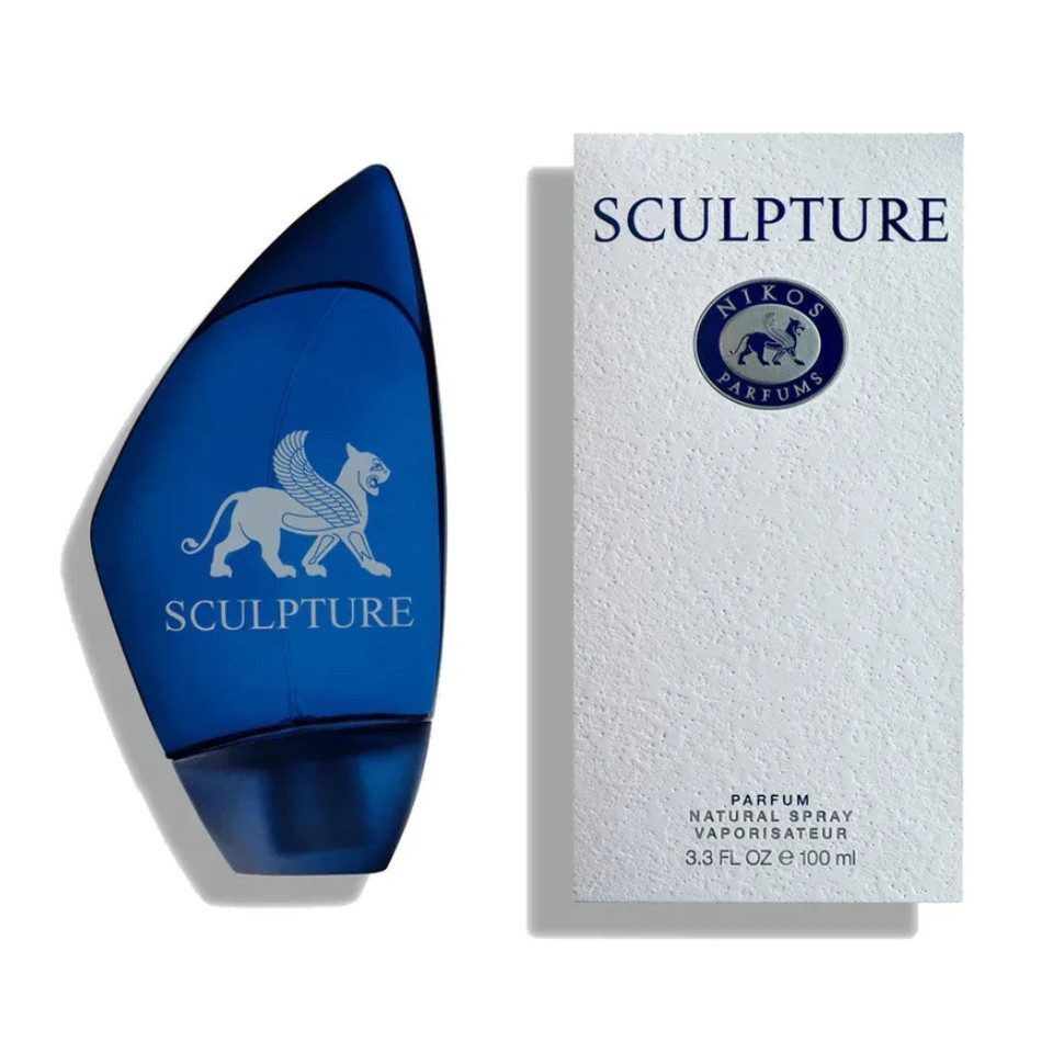 NIKOS PARFUMS Extrait Parfum Sculpture Men, Glasflakon, Parfüm EXTRAIT, Herrenduft