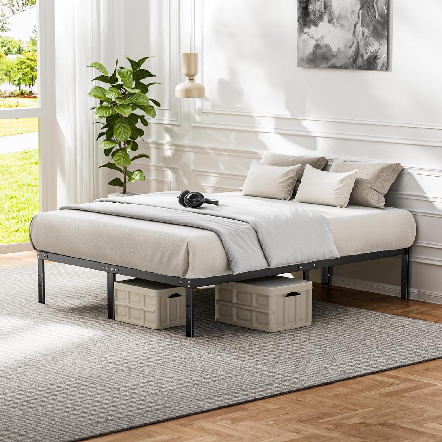 DUMOS Bettgestell Bettrahmen Metallbett (90x200cm 140x200cm günstig online kaufen