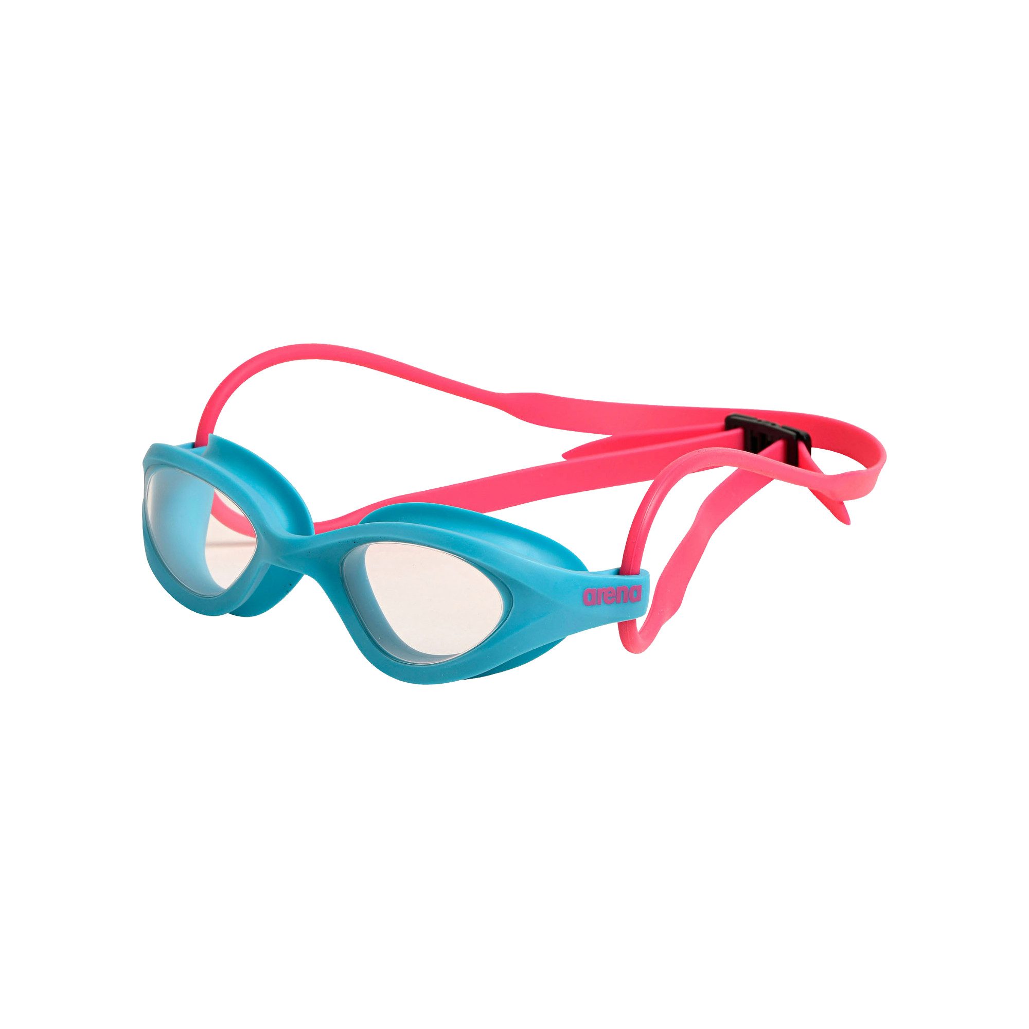 Arena Schwimmbrille arena 365 Goggles clear-martinica-freak rose, (1-St), Leicht einstellbares doppeltes Kopfband für sicheren Halt