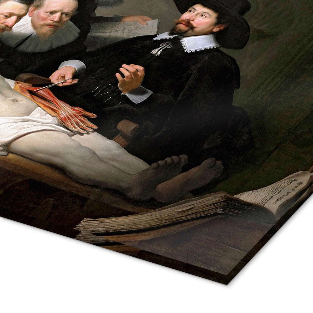 Posterlounge Wandbild Die Anatomie des Dr. Tulp, Rembrandt van Rijn, erhältlich als Poster, Leinwandbild, Wandsticker oder Acrylglasbild