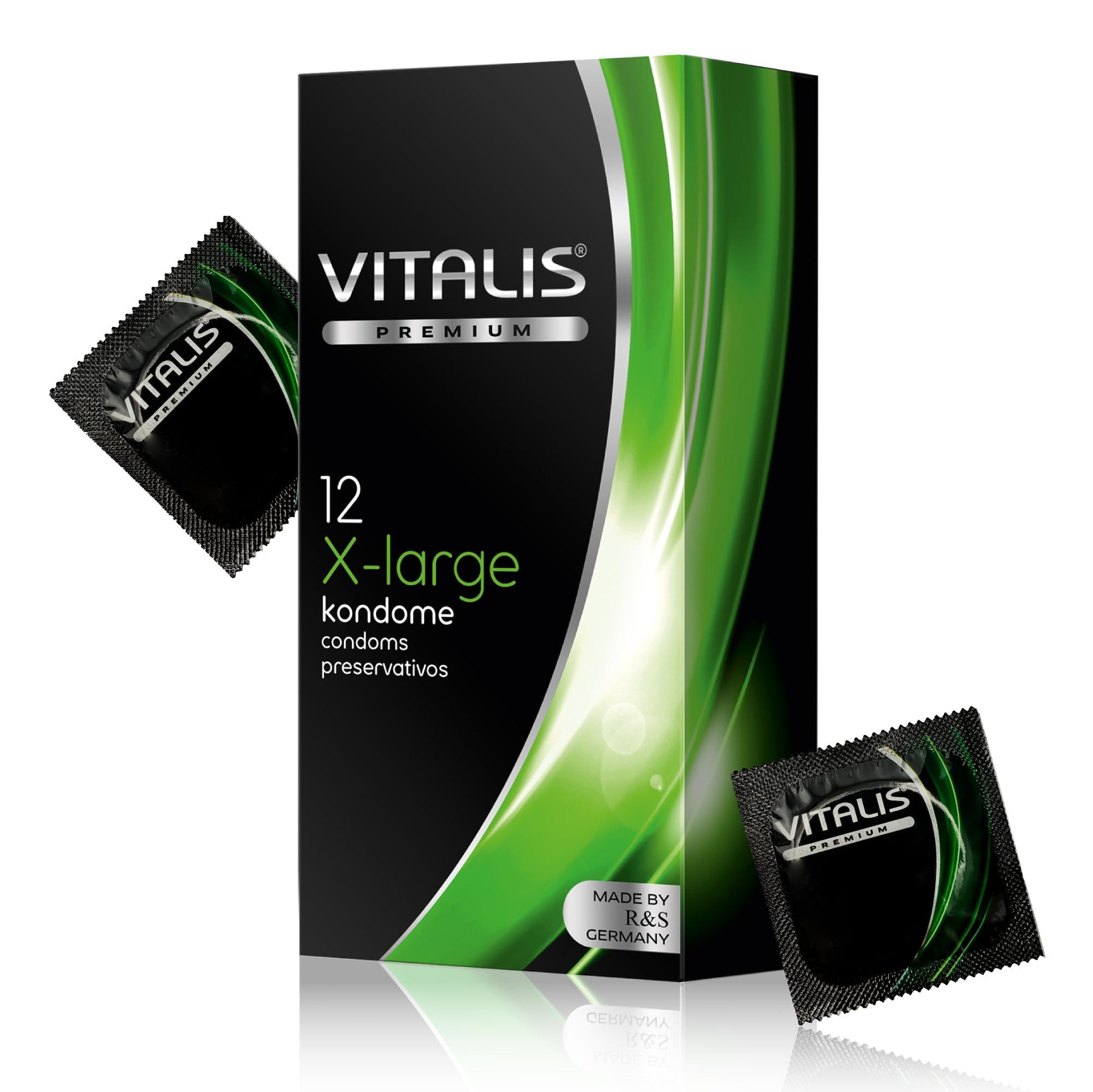 VITALIS Kondome Vitalis Premium Kondome, verschiedene Sorten & Größen, XXL