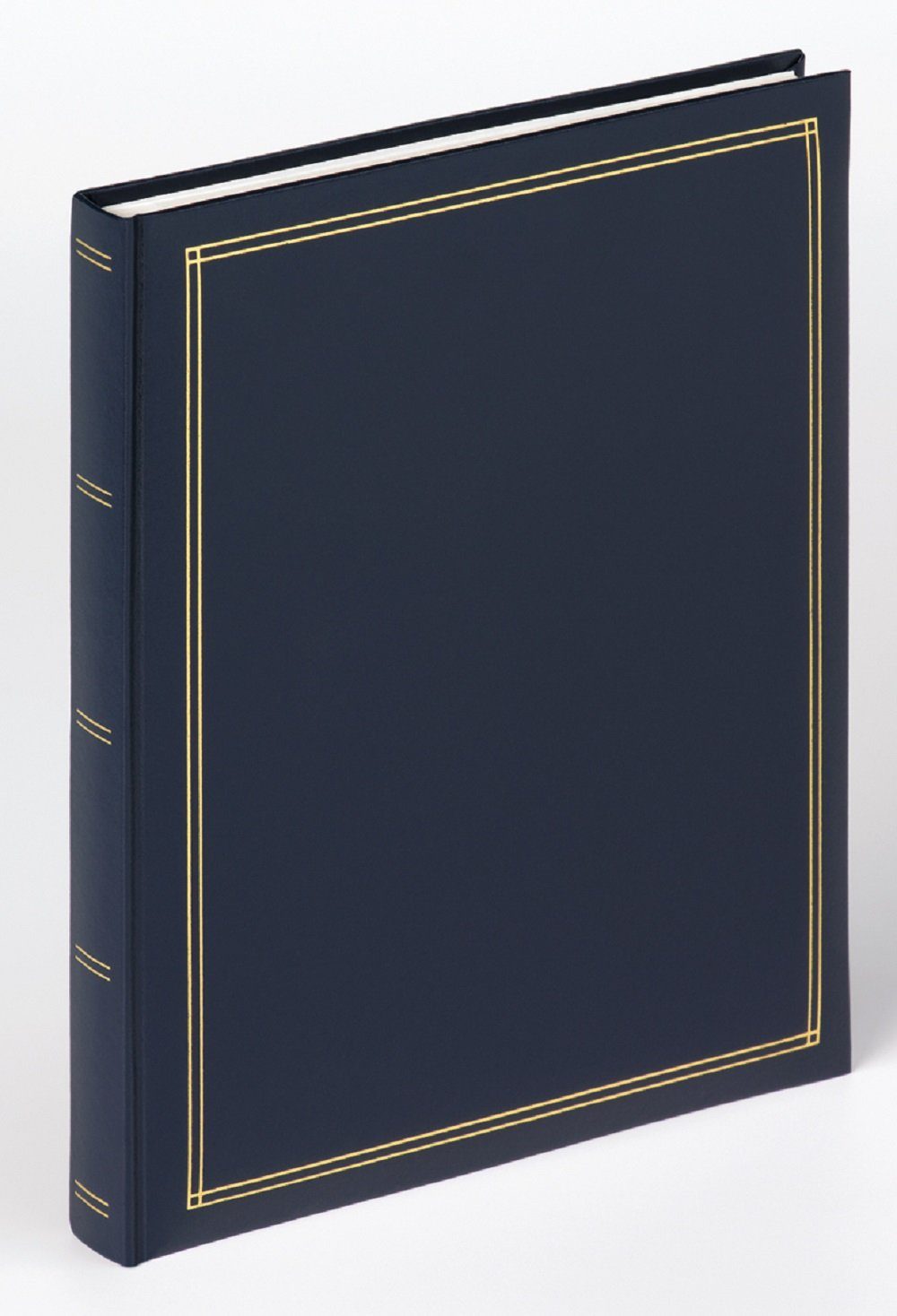 Walther Design Fotoalbum Selbstklebealbum Monza, Selbstklebealbum, Kunstleder mit Goldprägung