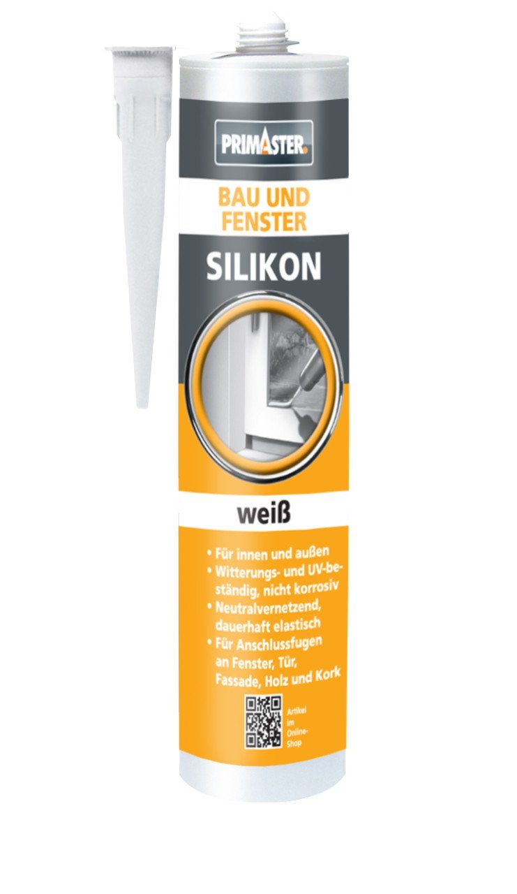 Primaster Silikon Primaster Bau und Fenster Silikon weiß 310 ml günstig online kaufen