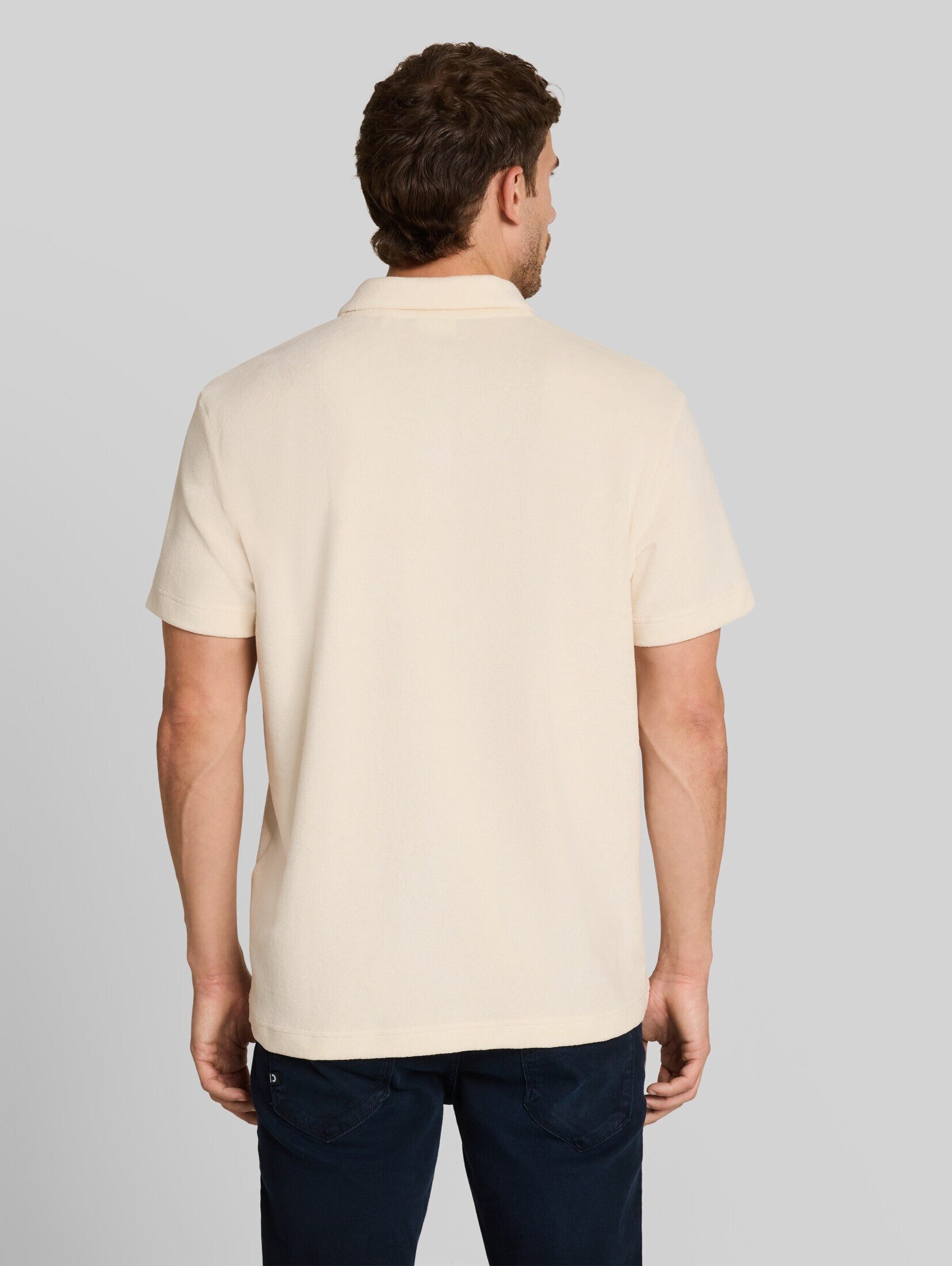 TOM TAILOR Poloshirt Poloshirts (im Einserpack) Poloshirt aus Frottee