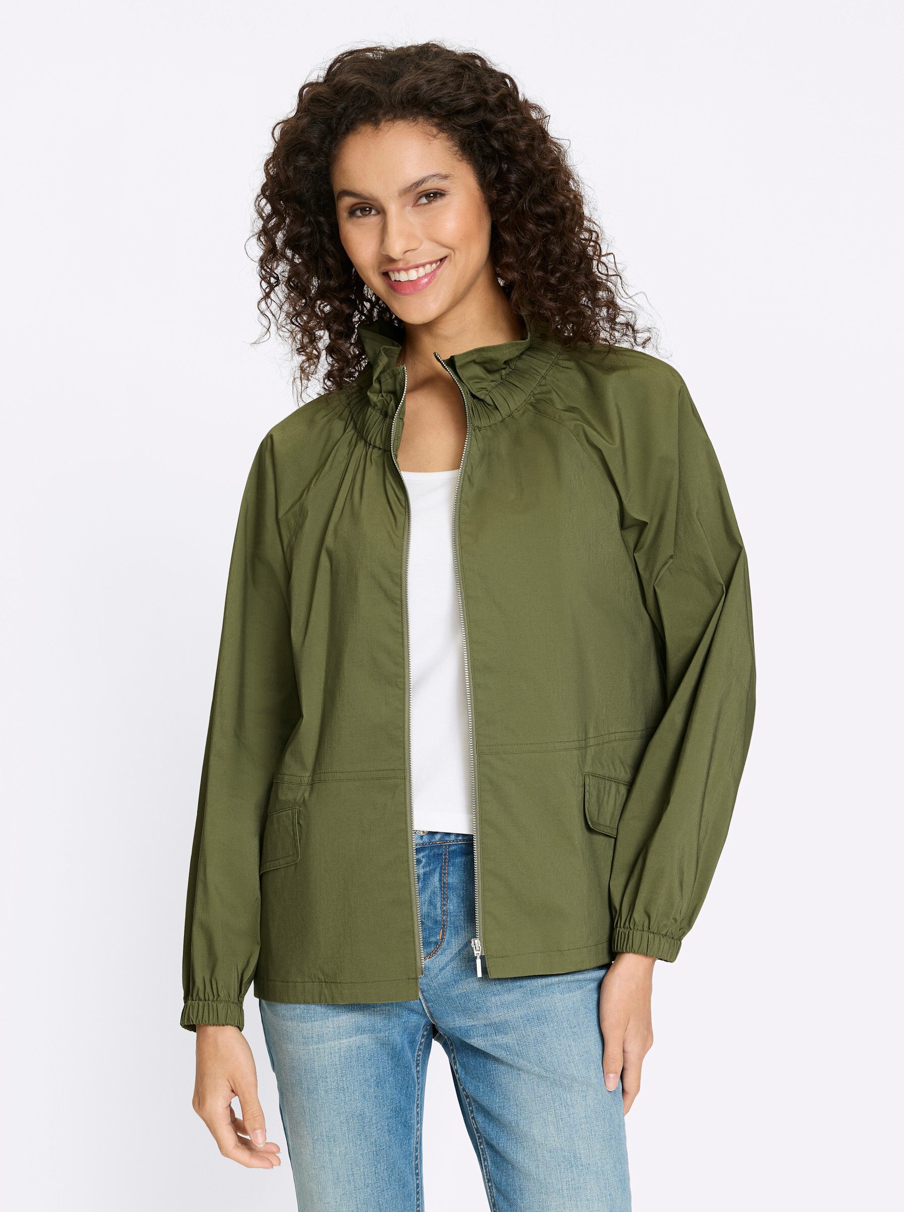 heine Blusenblazer Blouson Langarm günstig online kaufen