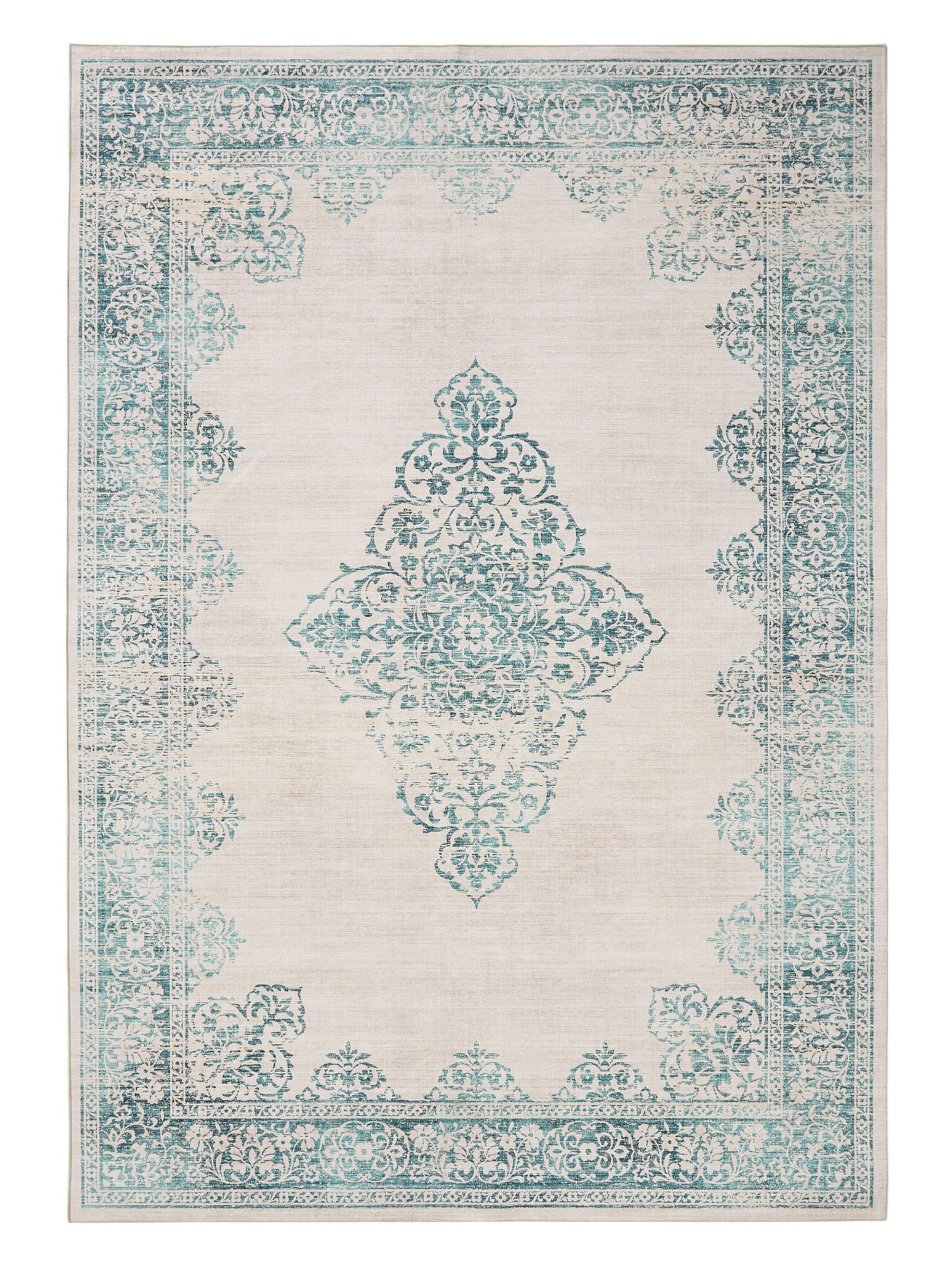 benuta Teppich Laury, rechteckig, Höhe: 5 mm, Kunstfaser, Berber, Ethno-Style, Wohnzimmer
