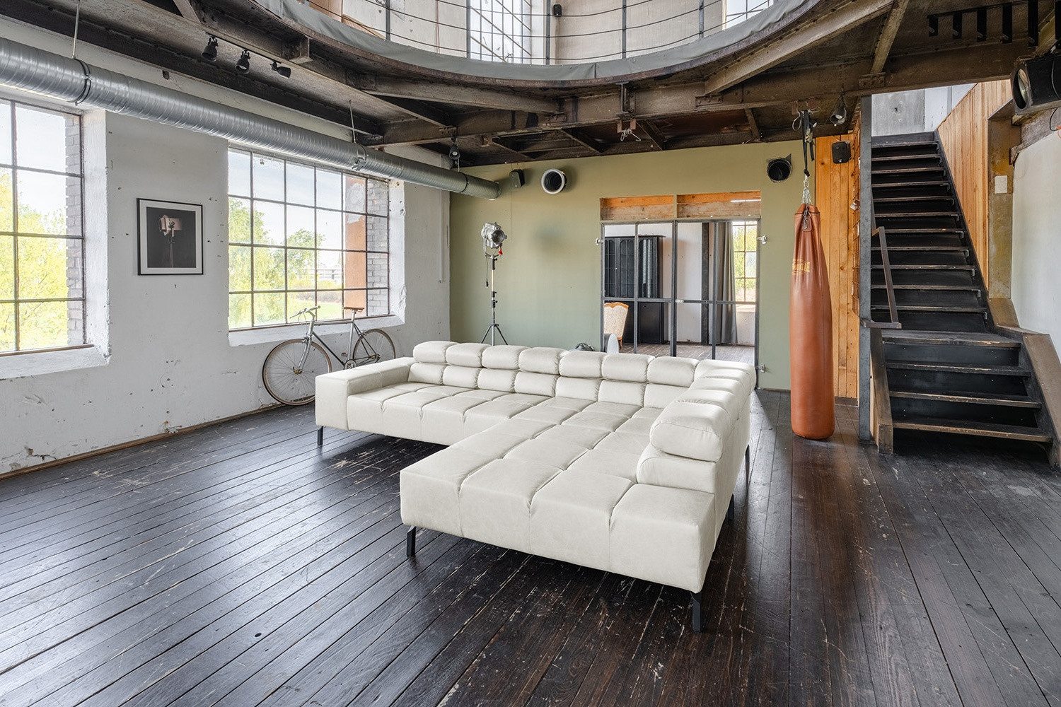 KAWOLA Ecksofa, L-Form rechts oder links Leder verschiedene Farben 321x216 cm