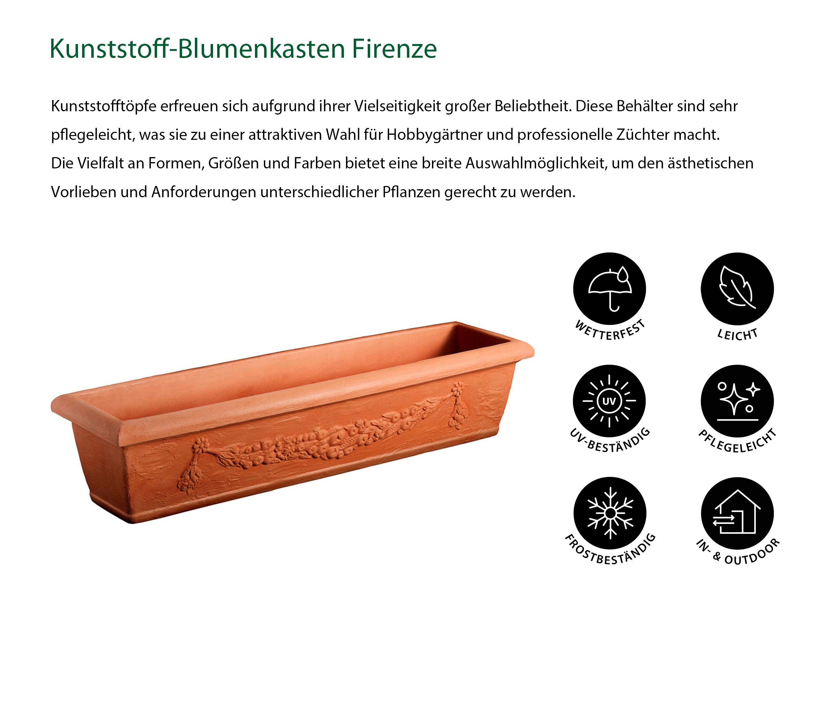 Dehner Blumenkasten Blumenkasten Firenze, 60 x günstig online kaufen
