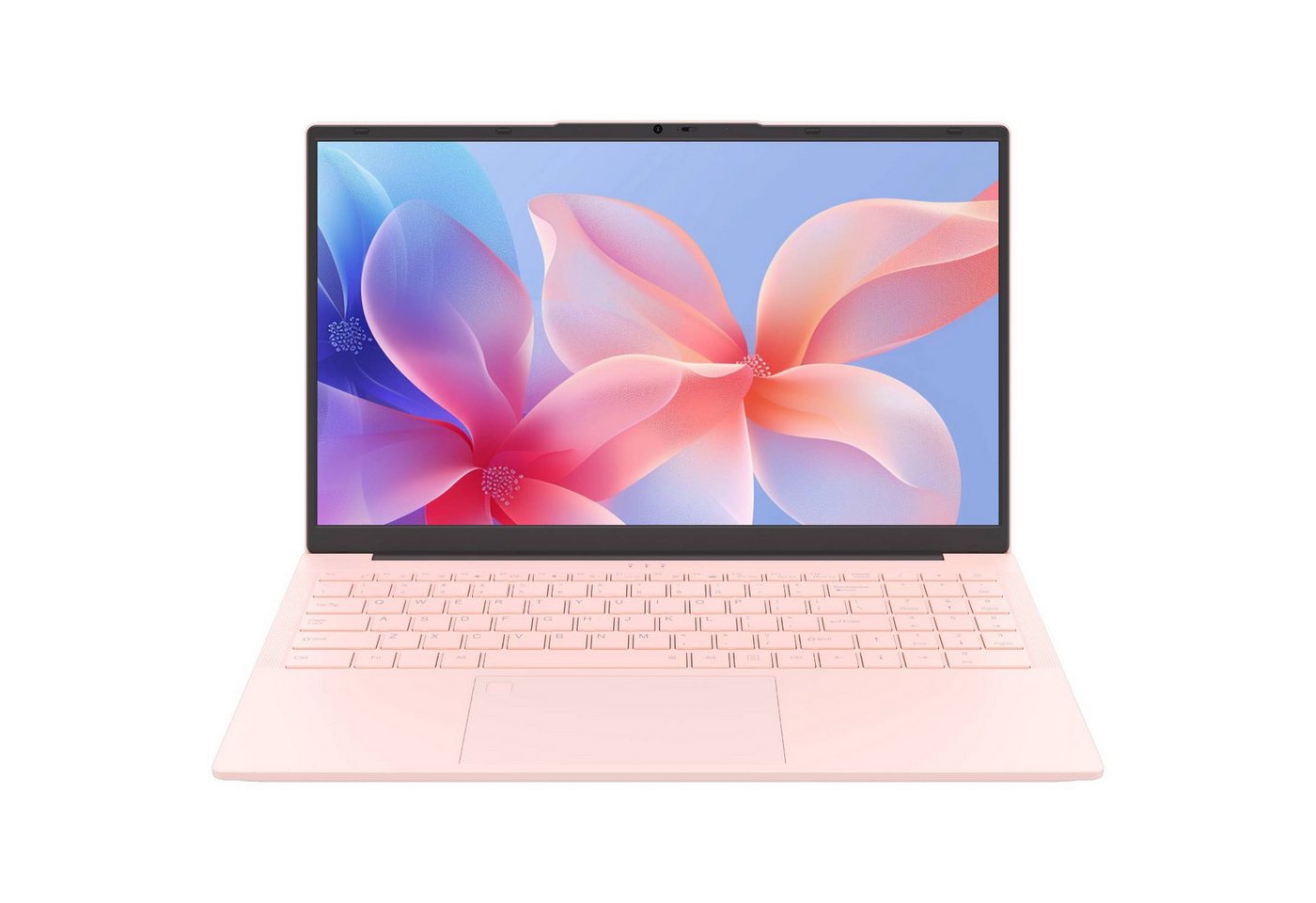 Auusda T156A Rosa/Silber Laptop, 15.6 Zoll, 3050e Prozessor, 512GB NVMe SSD Notebook (Core 3050E, 16 GB, 512 GB SSD, mit beleuchtete Tastatur und integrierter Privacy-Kamera)