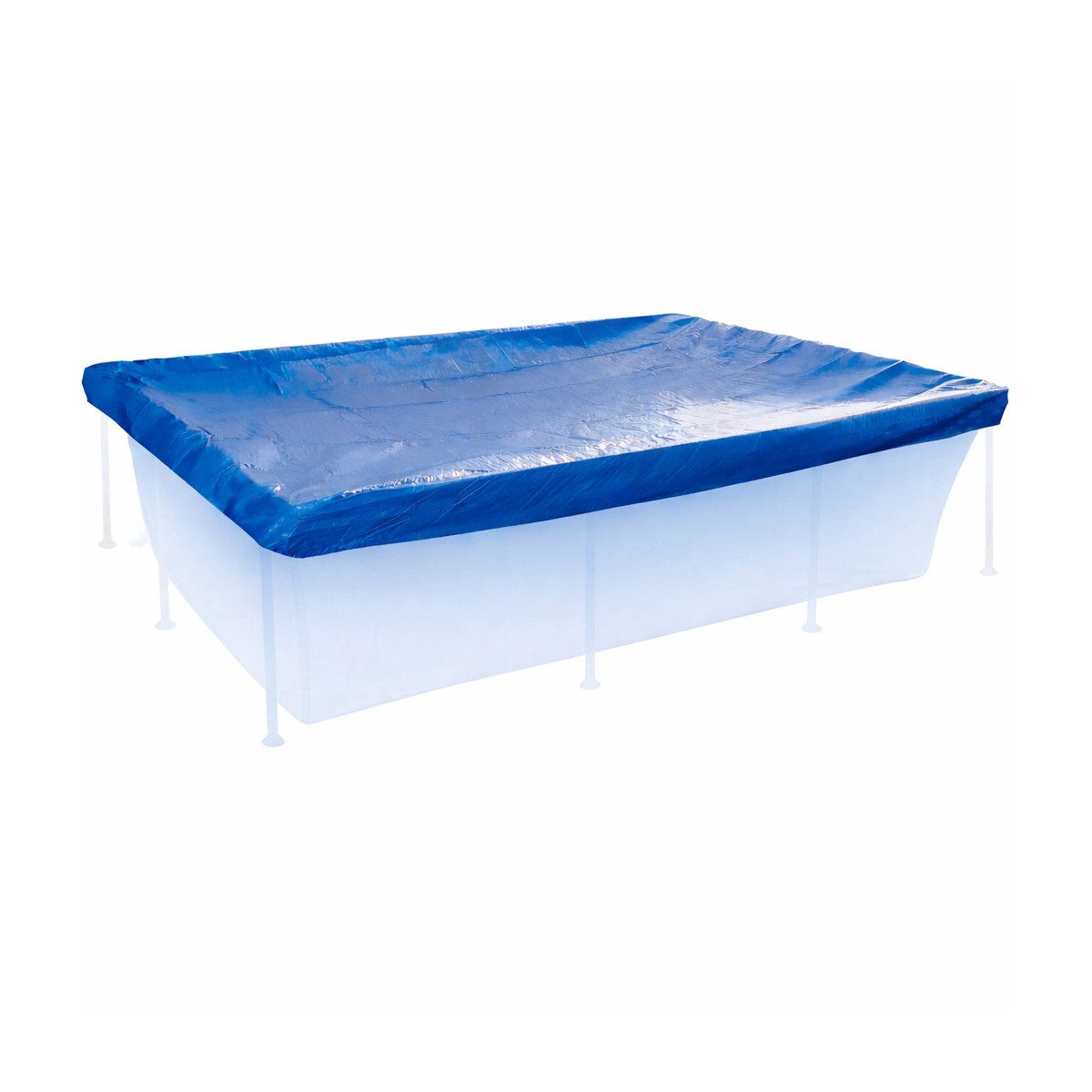 Happy People Pool-Abdeckplane Poolabdeckung für Stahlrahmenpool 430x230cm, mit 20cm Überhang