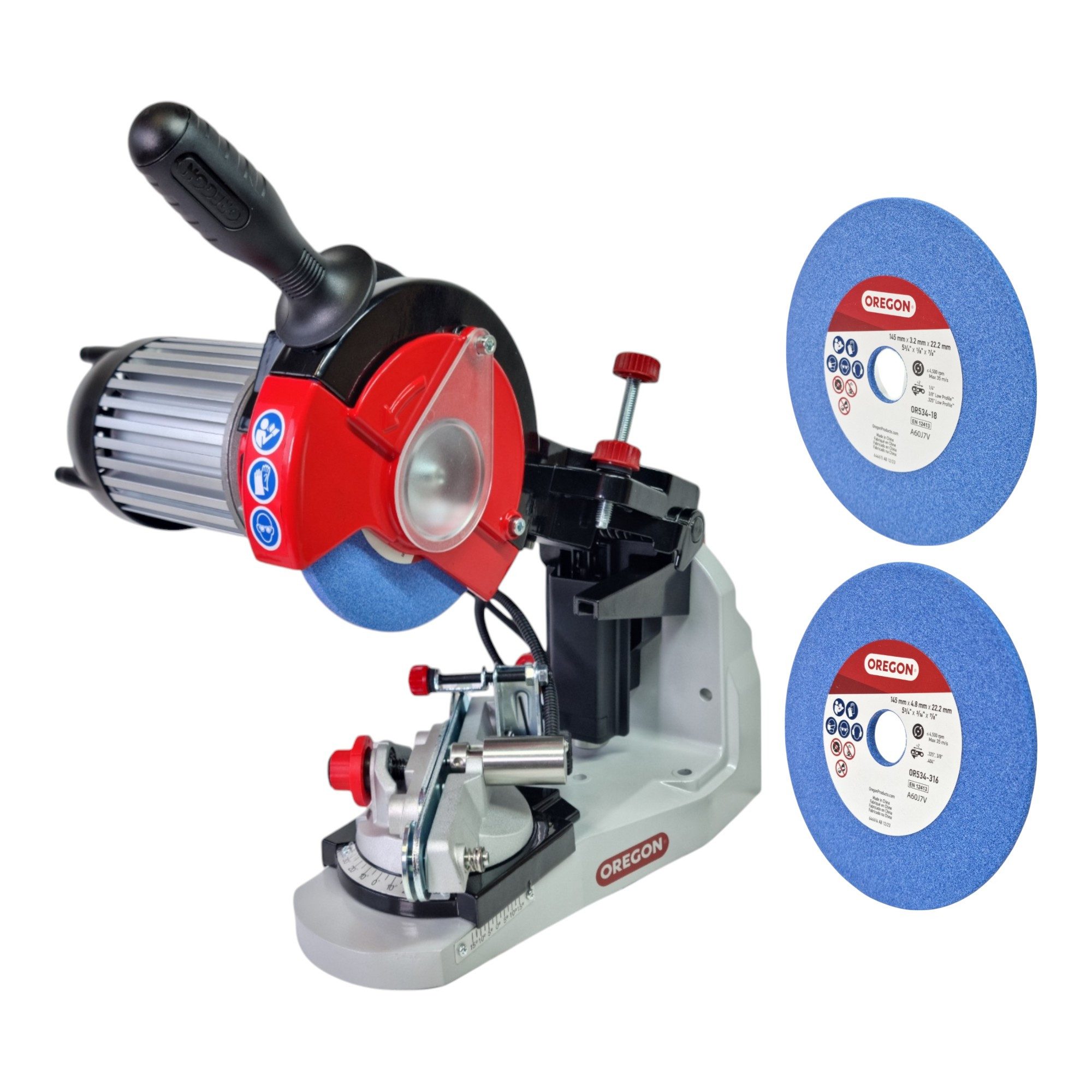 Oregon Doppelschleifer 620-230 Hydraulische Schleifmaschine 214 Watt 145 mm günstig online kaufen