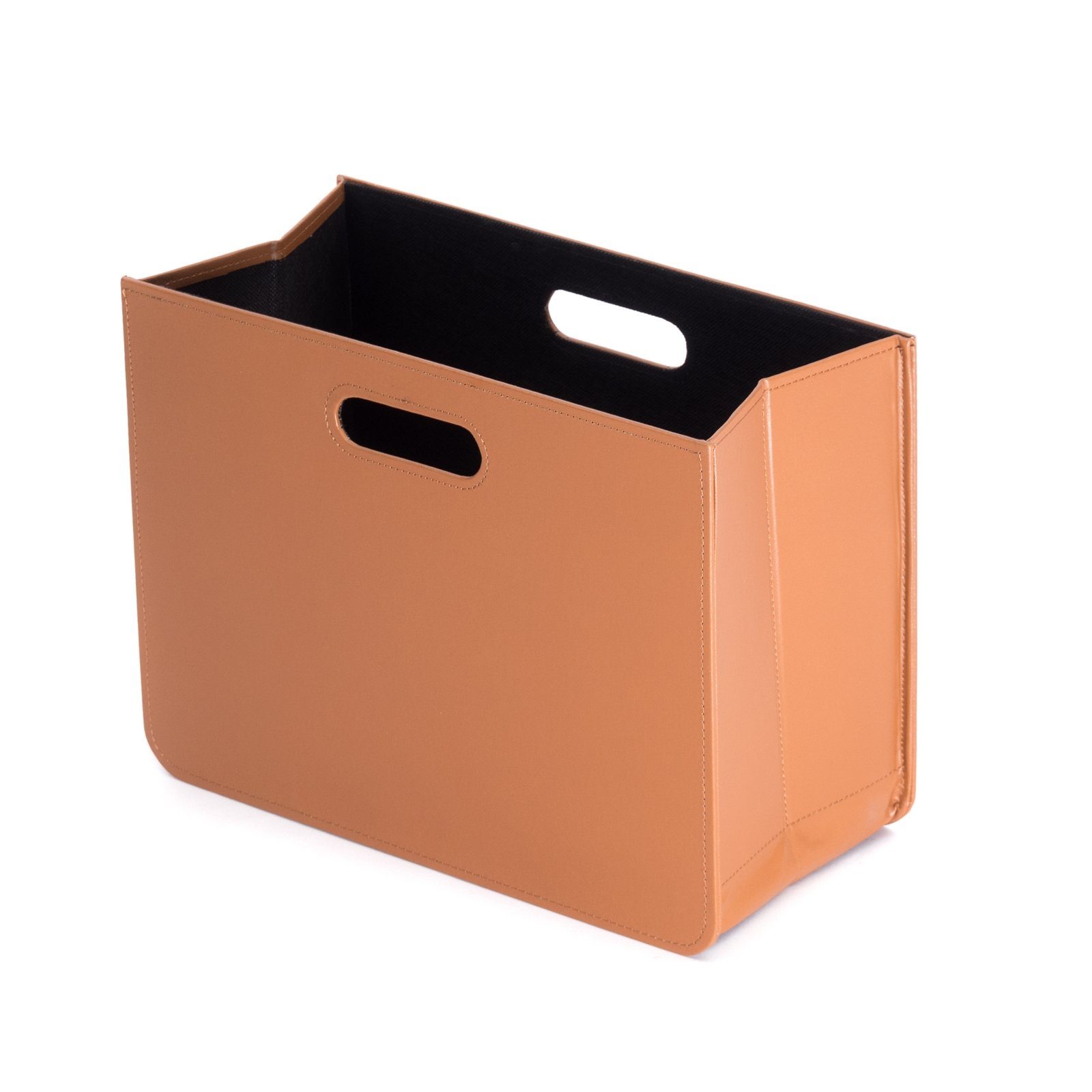 CREEDWOOD Zeitungsständer ZEITUNGSKORB "BUSINESS", Cognac Braun, Magazinsam günstig online kaufen