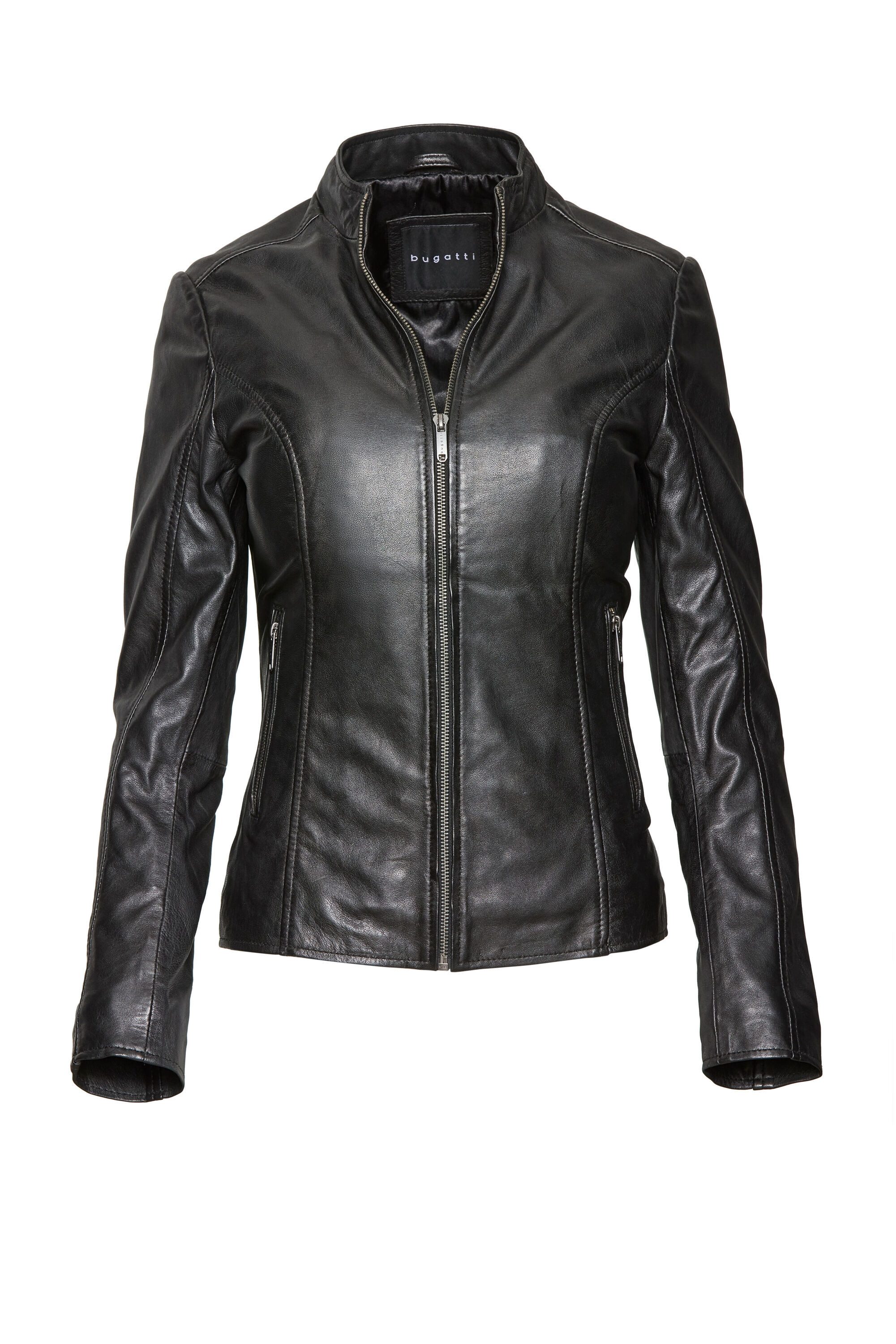 bugatti Lederjacke BULady-144 (1-St) aus weichem Leder
