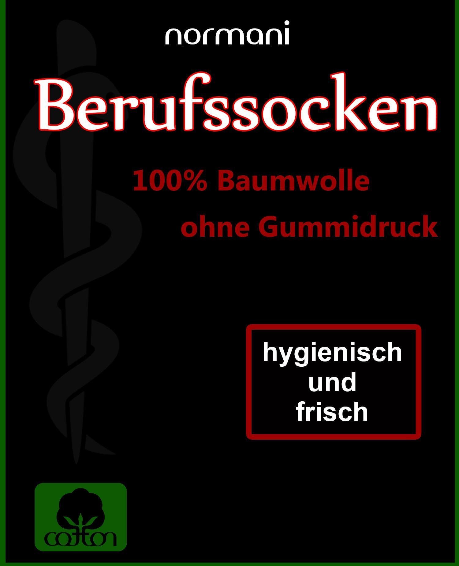 normani Diabetikersocken 10 Paar Berufssocken Ripp (10 Paar) Hygienisch Geruchshemmend Atmungsaktiv ohne einschneidendes Bündchen – Bild 5 von 5