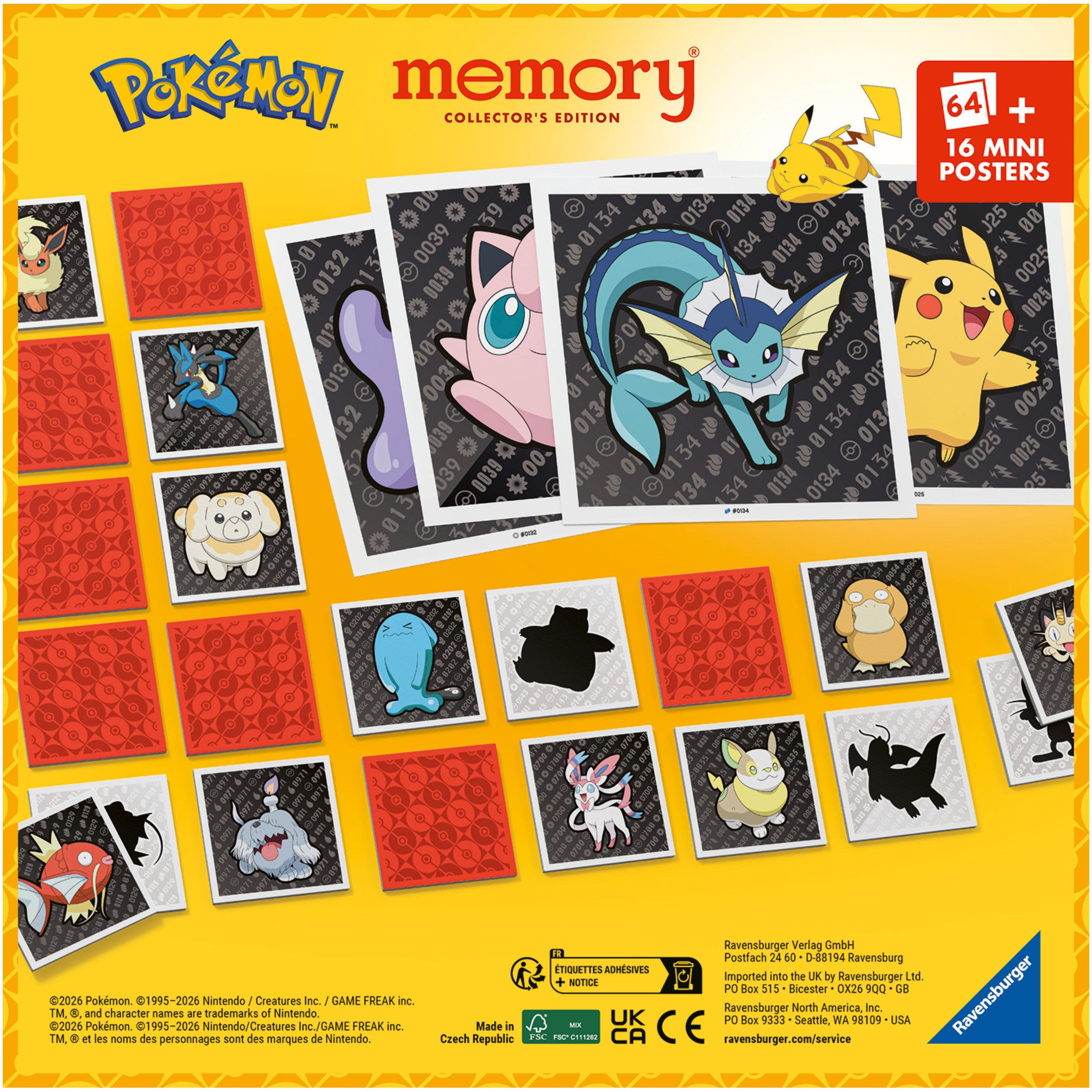Ravensburger Spiel Collector's memory® Pokémon, Gesellschaftsspiel & Brettspiel, Made in Europe