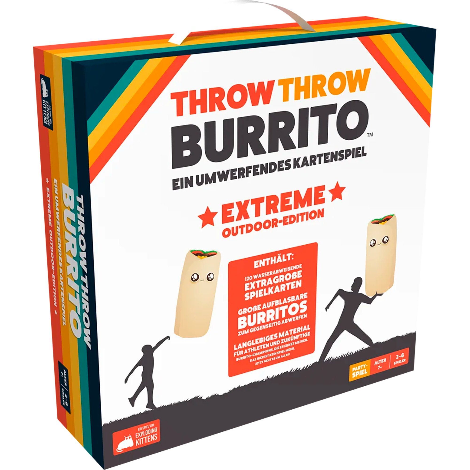 Asmodee Spiel, Throw Throw Burrito Extreme OutdoorEdition, Zielgruppe