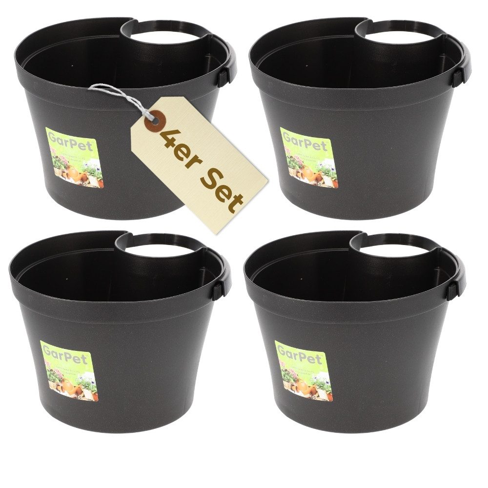 GarPet Blumentopf 4x Fallrohr Blumentopf für günstig online kaufen