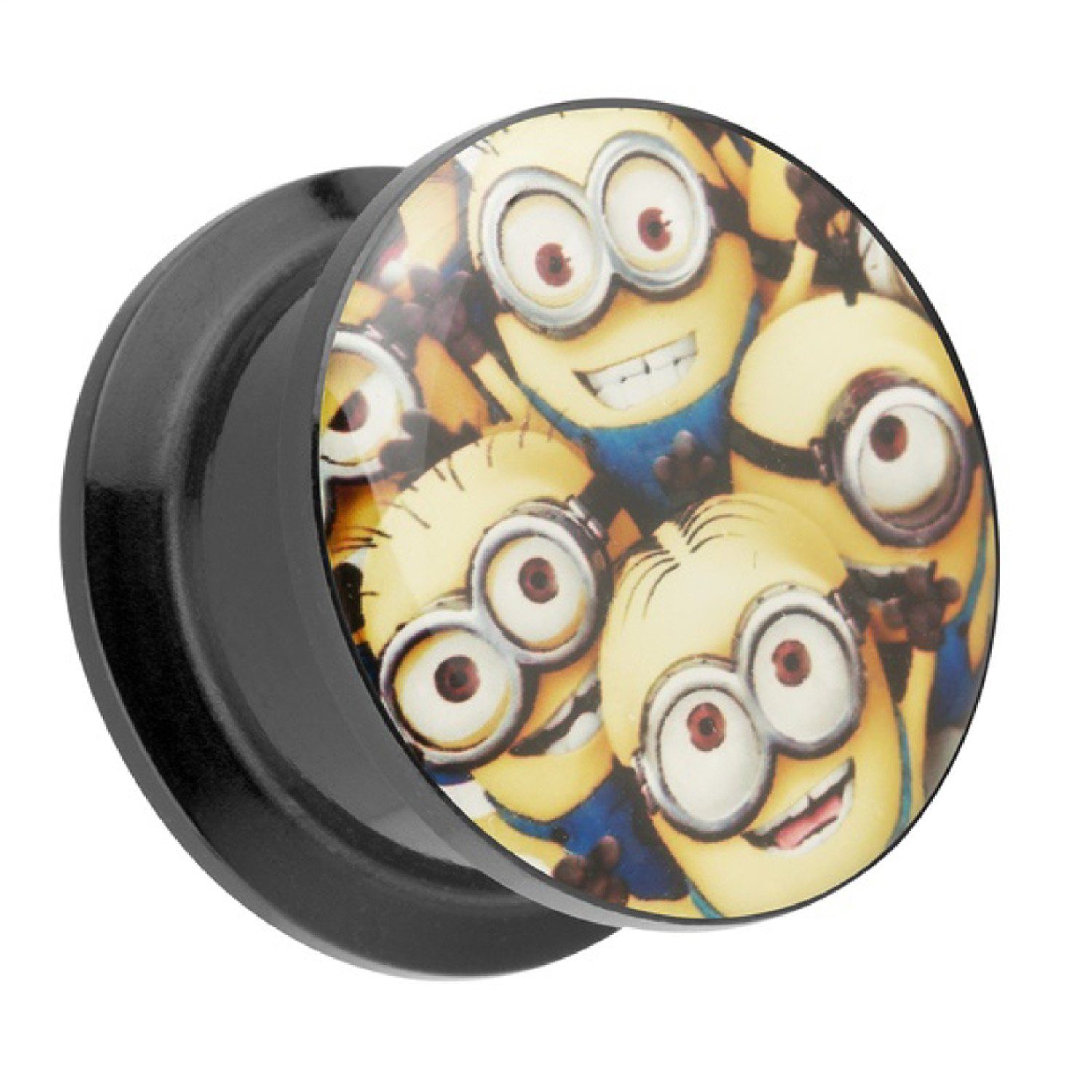 Plug Piercing Schraubverschluß Picture Minions Comic