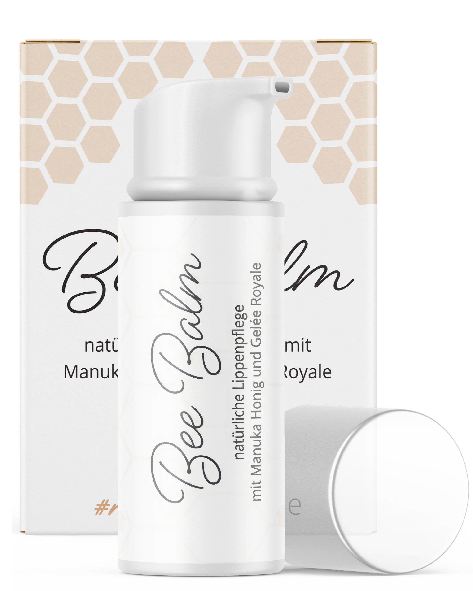 bedrop Lippenbalsam Bee Balm - natürliche Lippenpflege mit Manuka Honig & Gelée Royale, mit hochwertigem Gelée Royale & Retinol (Vitamin A & E)