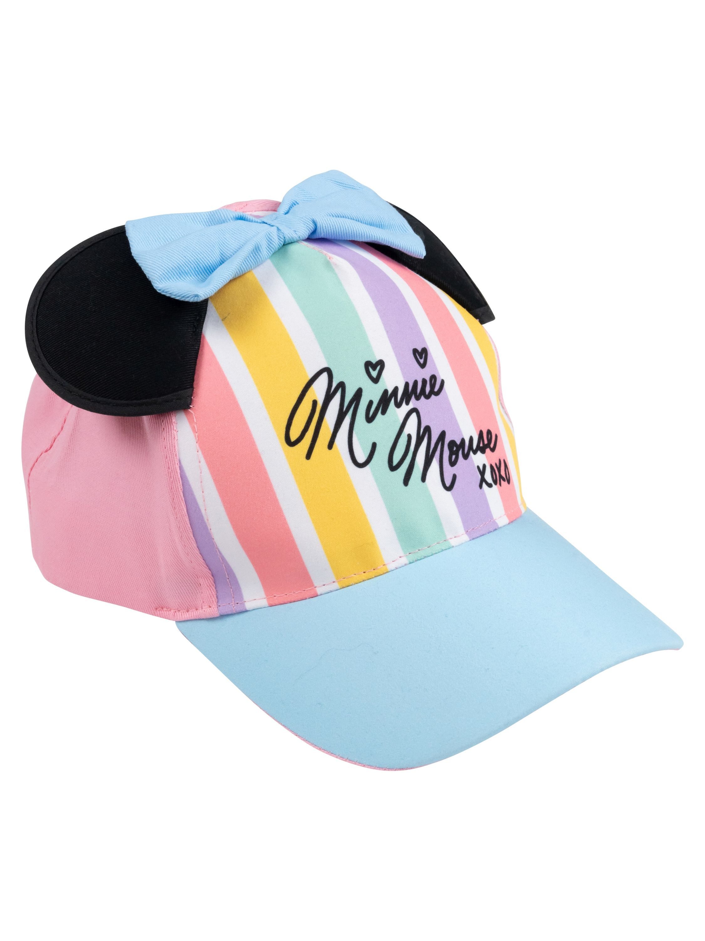 United Labels® Baseball Cap Disney Minnie Mouse Kappe mit Ohren & Schleife Cap Basecap