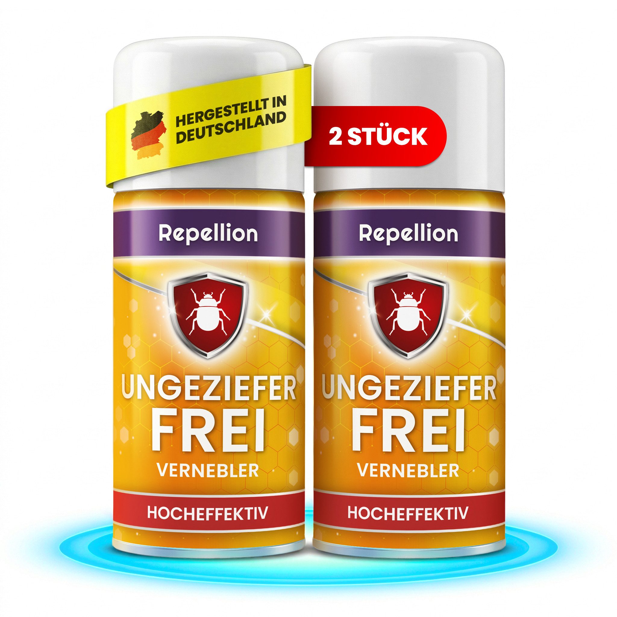 Repellion Insektenspray Anti Ungeziefer Fogger für Wohnräume – Ungeziefer Vernebler, 300 ml, Ungeziefer Bombe zur Raumbehandlung gegen Ungeziefer
