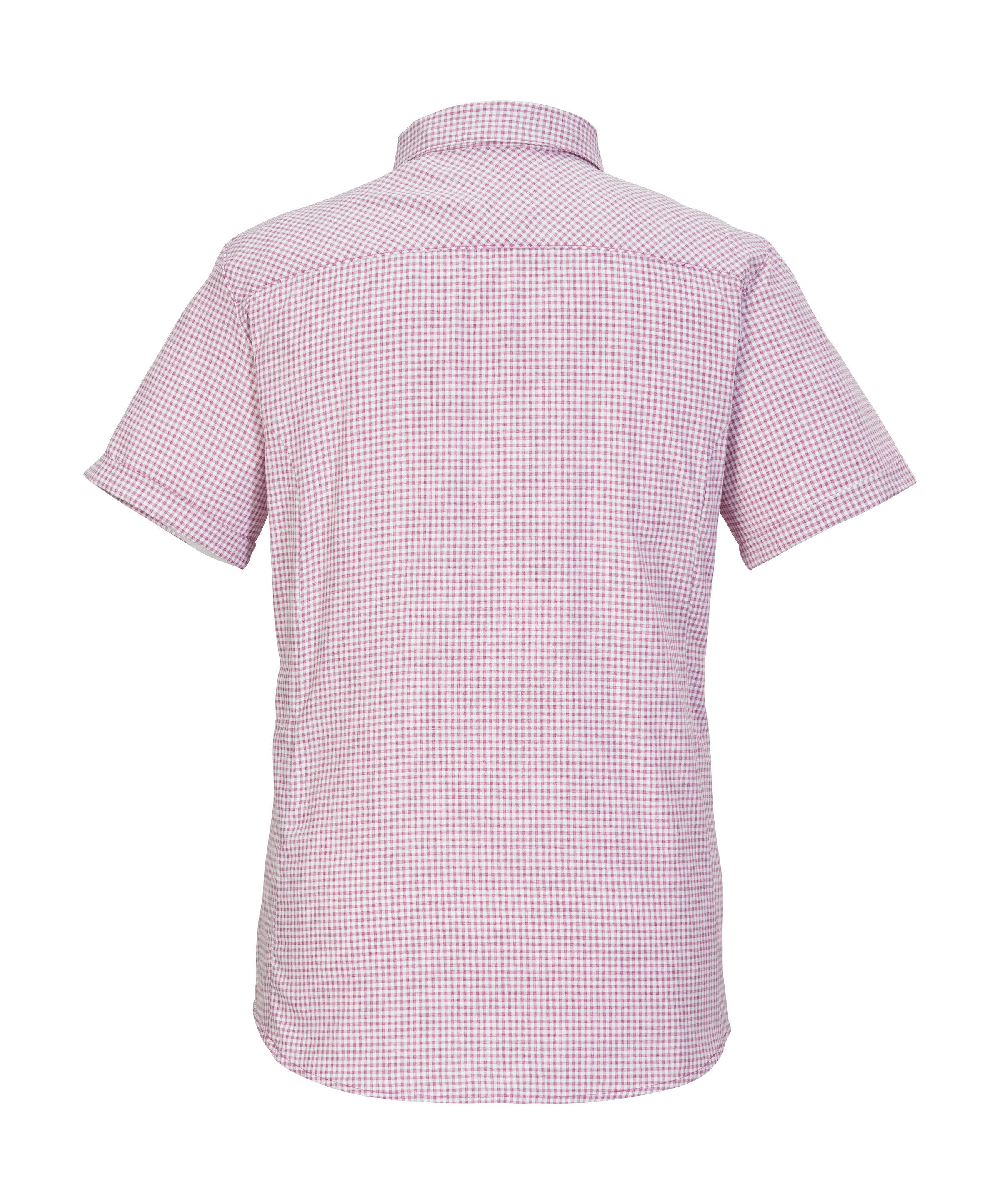 Killtec Funktionshemd KOS 368 WMN WVN SHRT Karierte, wasserabweisende, atmungsaktive Bluse