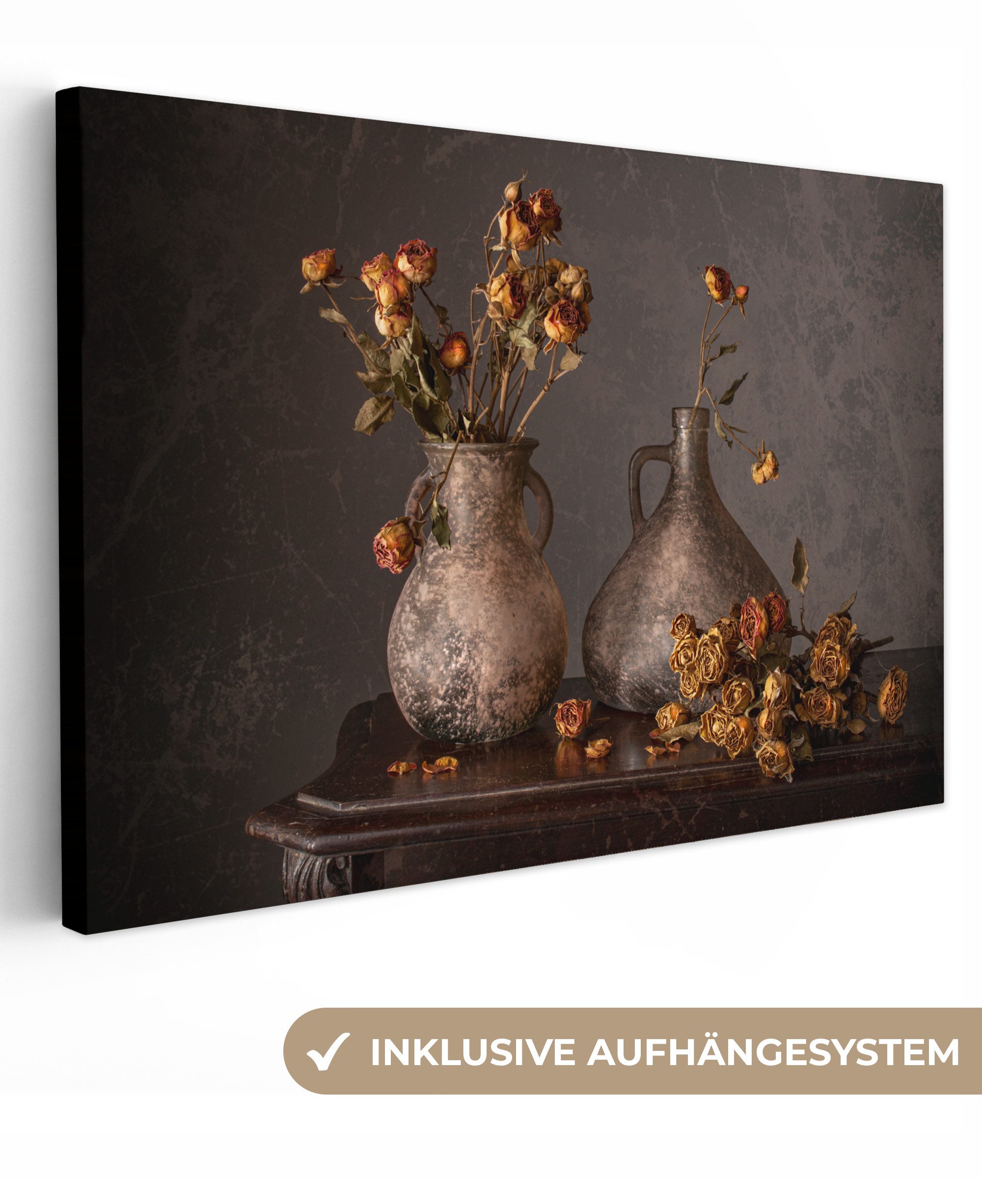 OneMillionCanvasses® Leinwandbild Stilleben - Blumen - günstig online kaufen