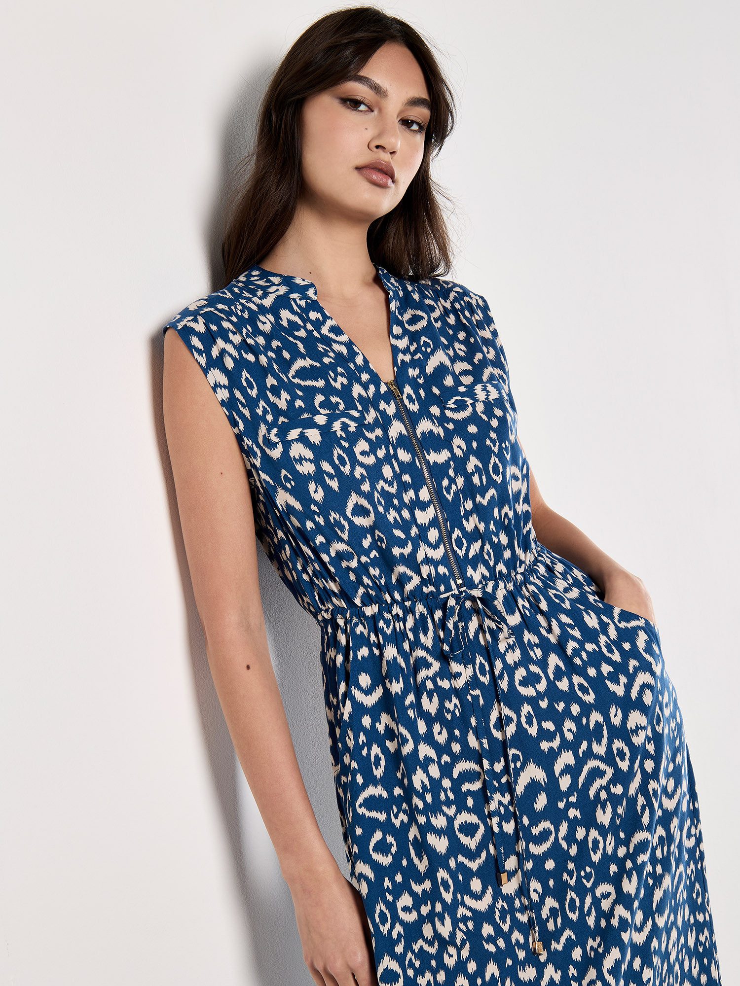 Druckkleid Midikleid