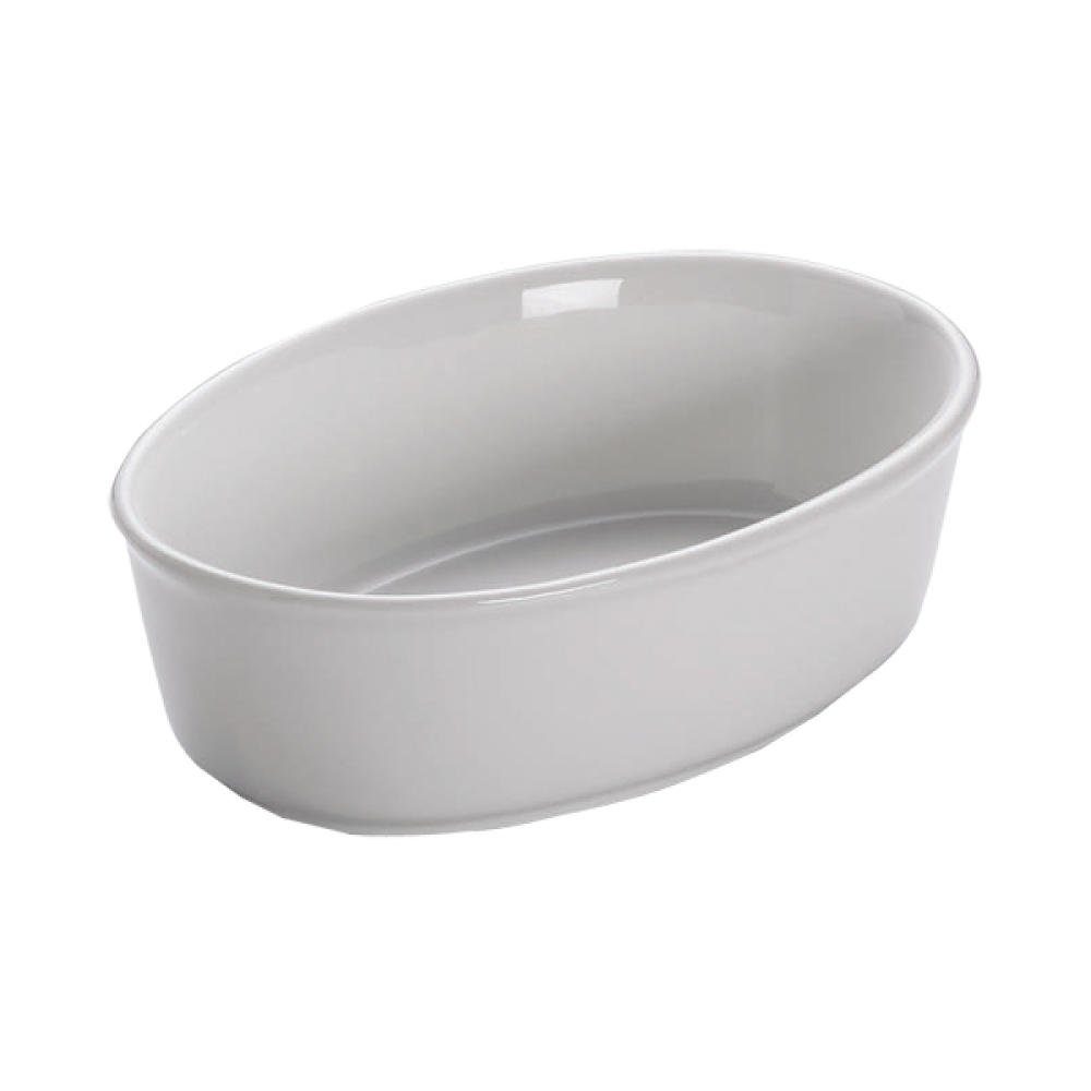 Maxwell & Williams Auflaufform White Basics Kitchen Oval Porzellan Weiß 540 ml, Porzellan