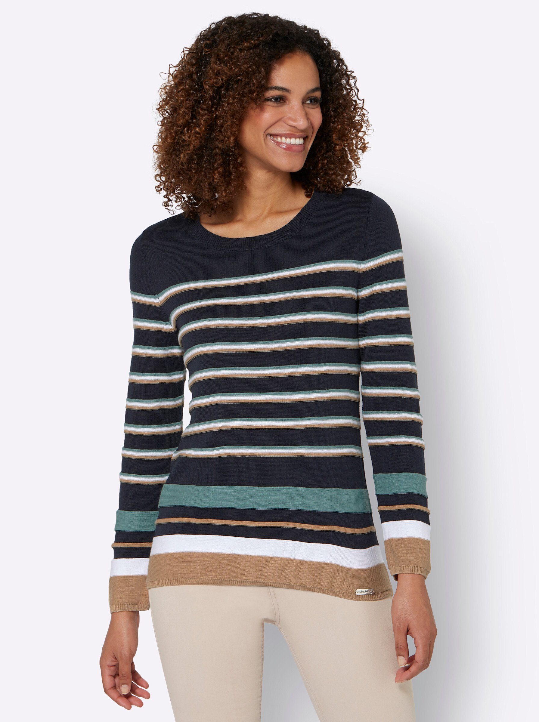 Strickpullover Streifenpullover