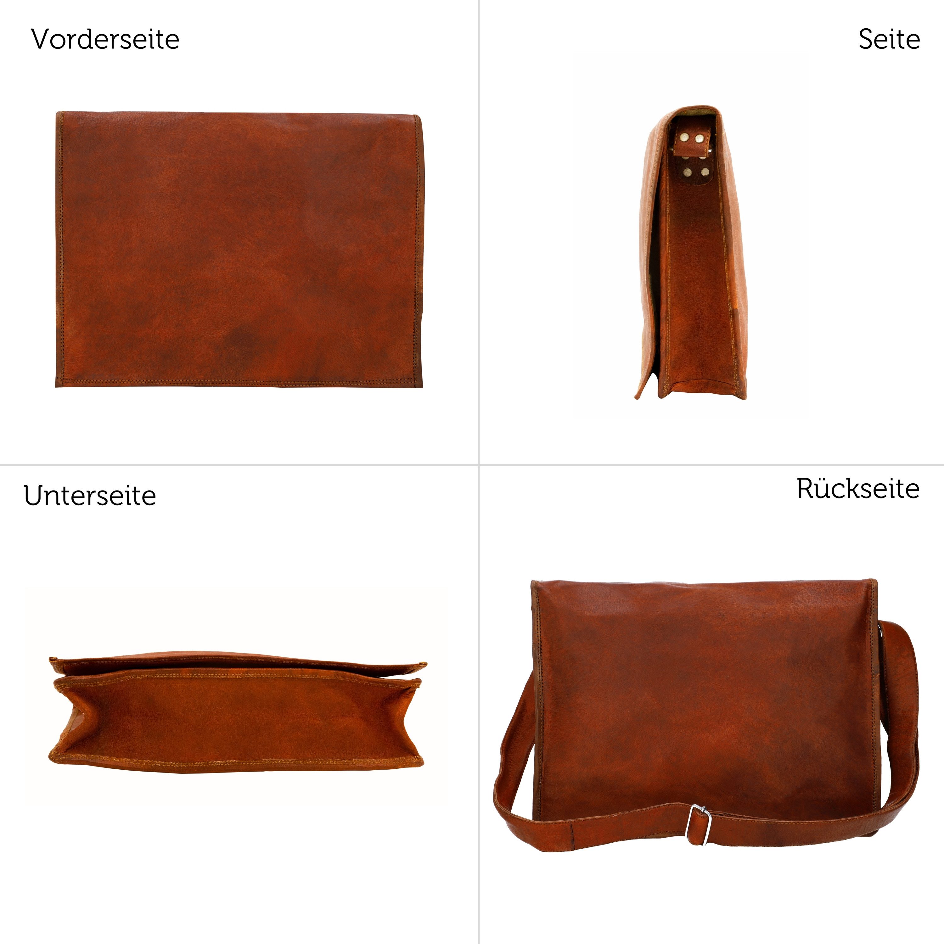 Gusti Leder Umhängetasche Gusti Leder Umhängetasche Max (1-tlg), Aktenordner
