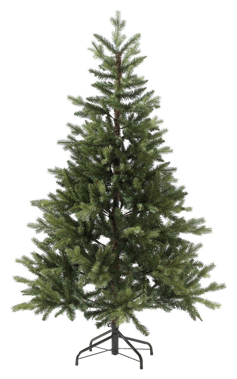 casa NOVA Künstlicher Weihnachtsbaum ALLISON, H 150 cm, Grün, Kunststoff, Echtnadel-Optik