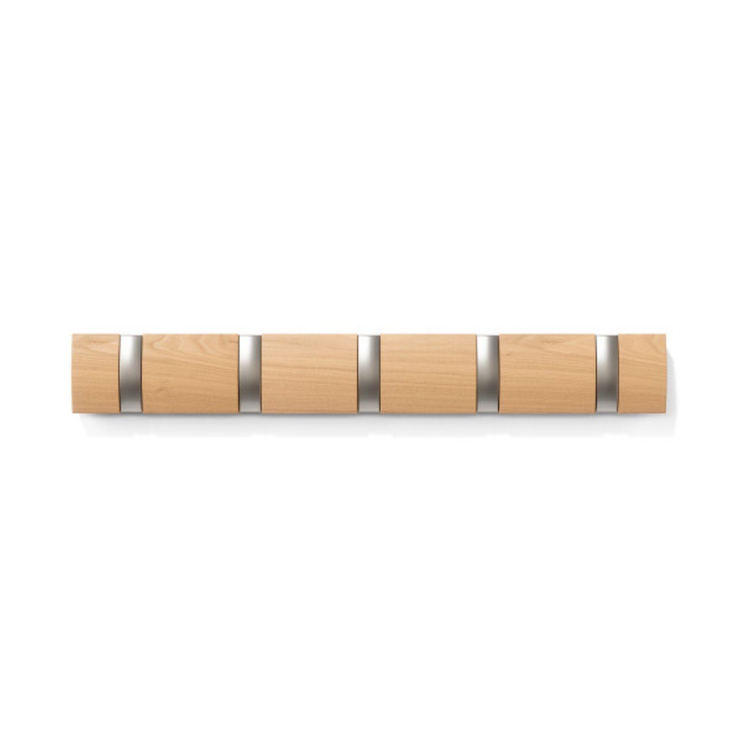 Umbra Garderobenpaneel Umbra Wandgarderobe Flip 5 Haken natur 318850-390