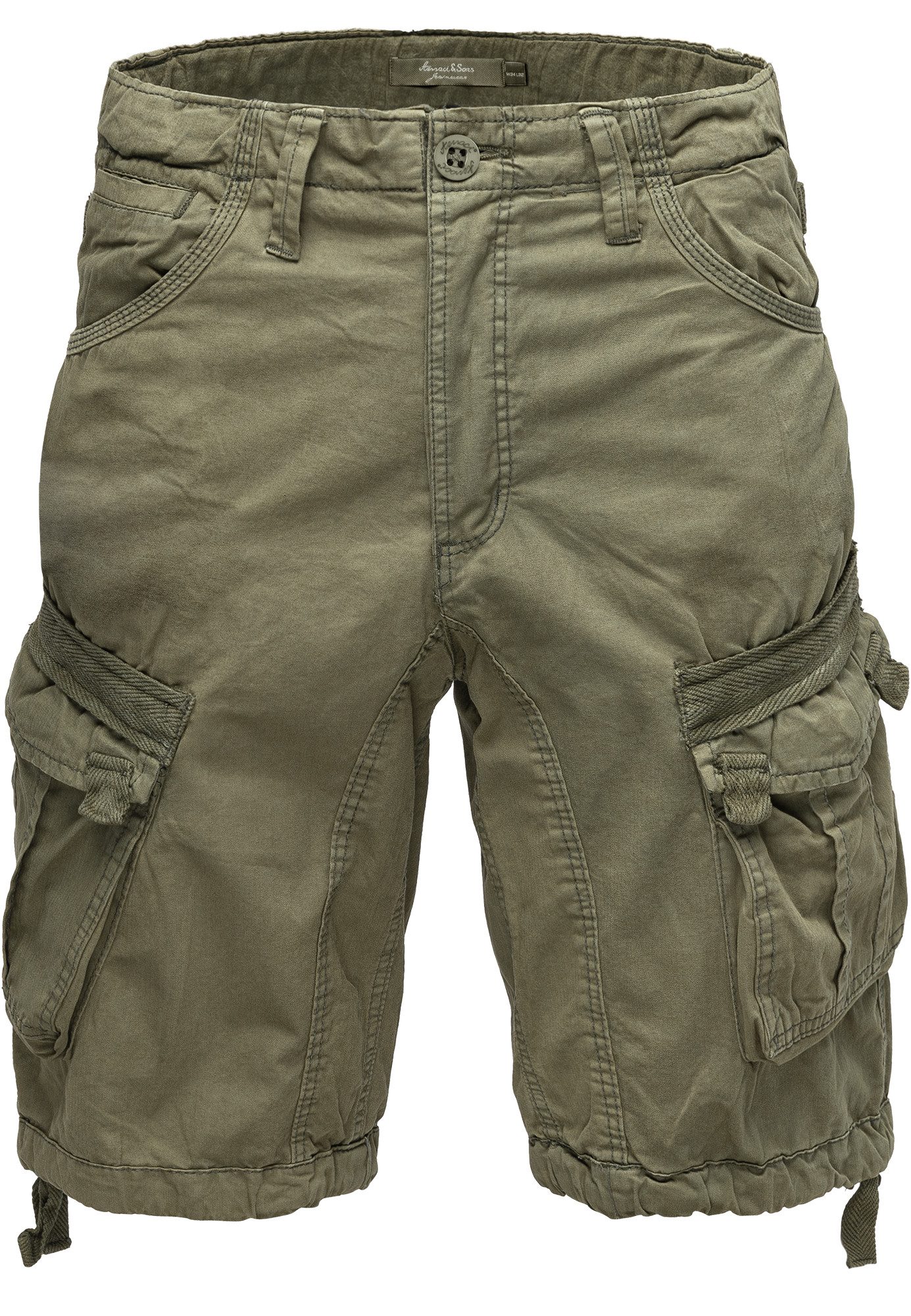 Amaci&Sons Cargoshorts LACKAWANNA Cargoshorts Herren Bermuda Short Hose Reg günstig online kaufen