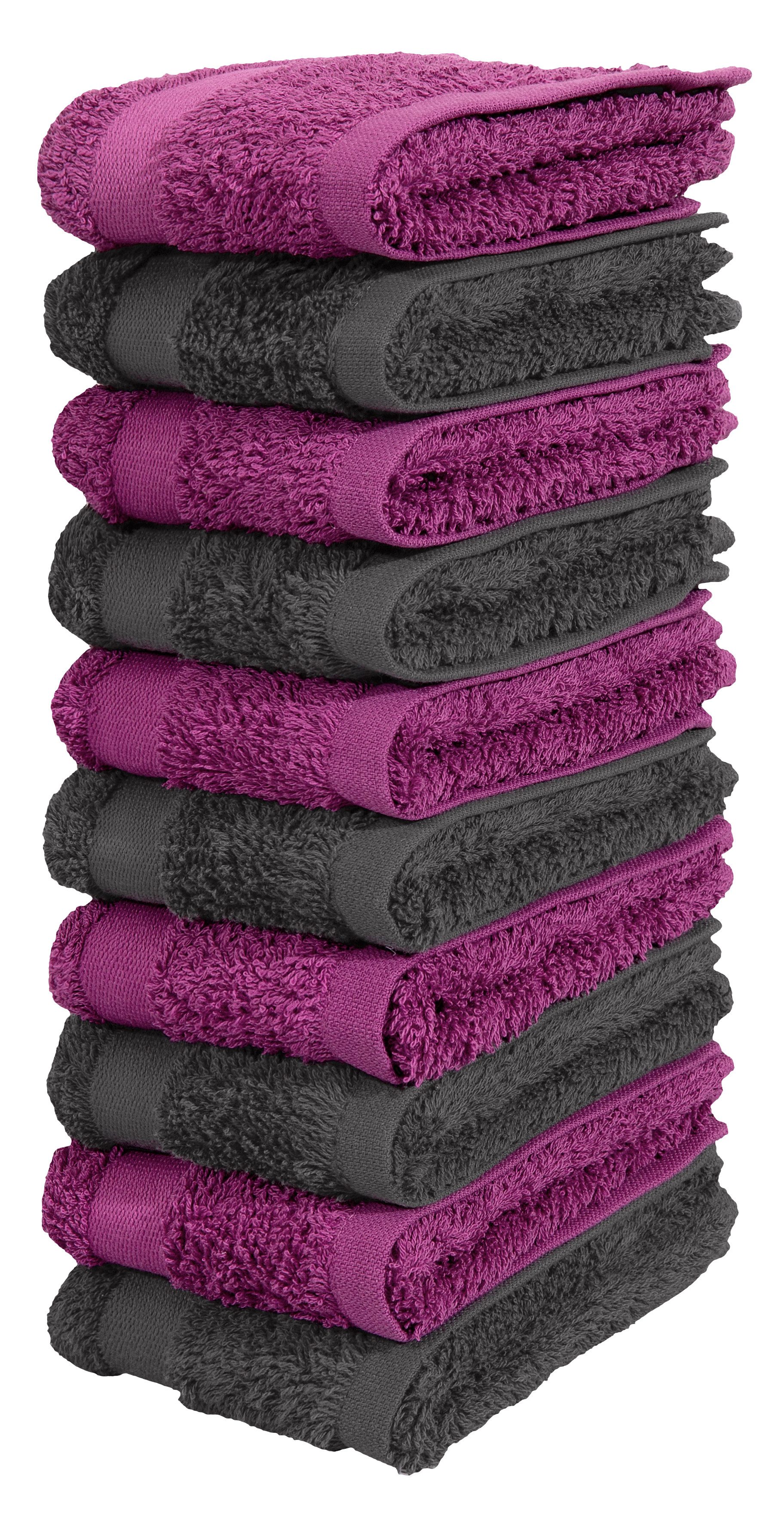 OTTO home Waschlappen Vanessa, 10 Seiftücher, 30x30cm, in Standard- und Premium-Qualität, (Set, 10-St), Handtücher mit Bordüre, 100% Baumwolle, einfarbig, weich. Reduzierter Preis € 9,99. Unverbindliche Preisempfehlung € 31,99