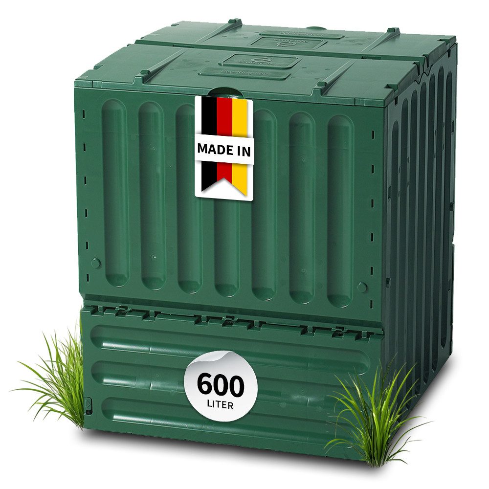 GARANTIA Komposter ECO-KING Komposter 600 Liter grün, 600 l