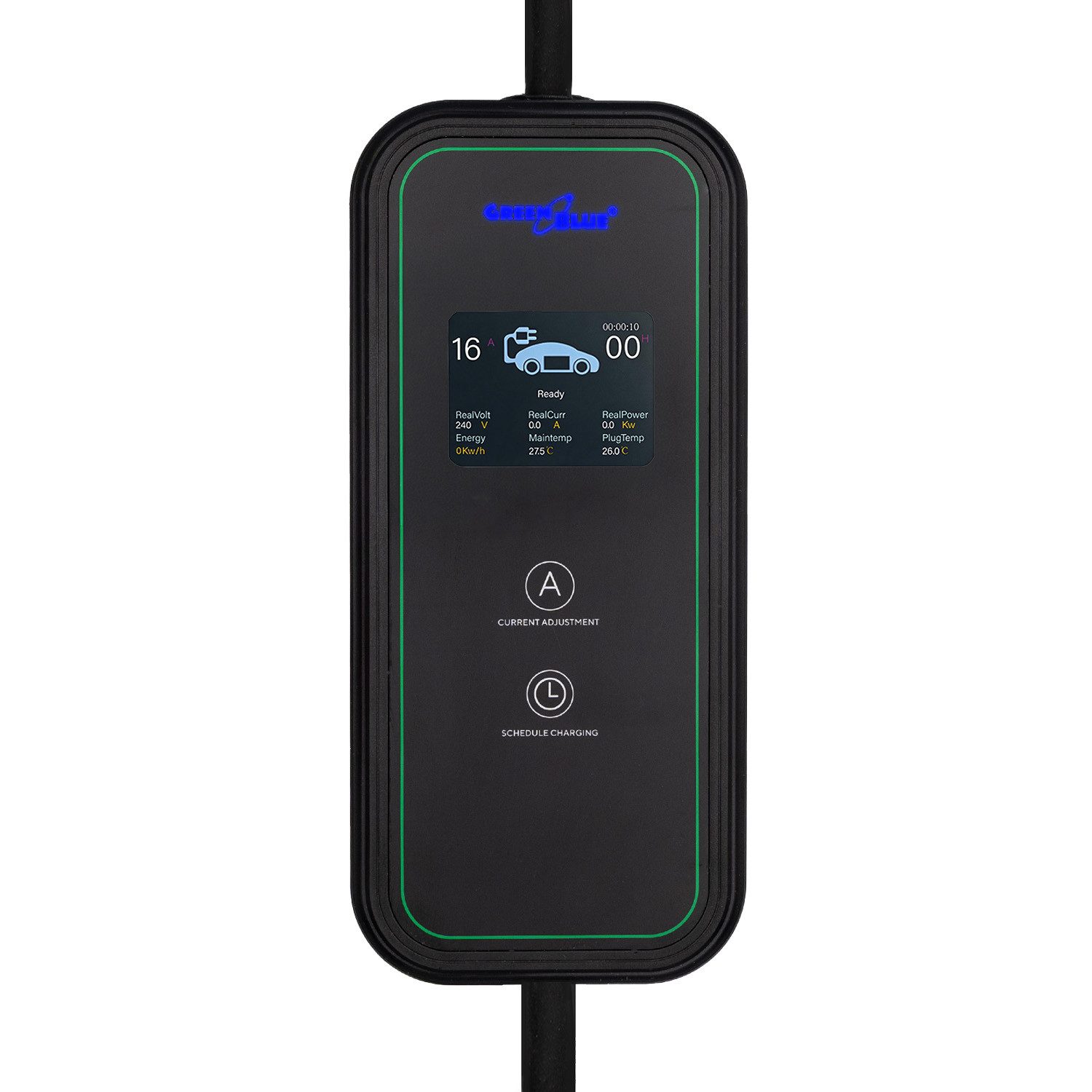 GreenBlue Elektroauto-Ladestation GB1100 Typ-2-Ladestation für Elektroautos 11 kW 6–16 A WLAN Tuya, für (EV) und Plug-in-Hybridfahrzeuge (PHEV) – Bild 5 von 5