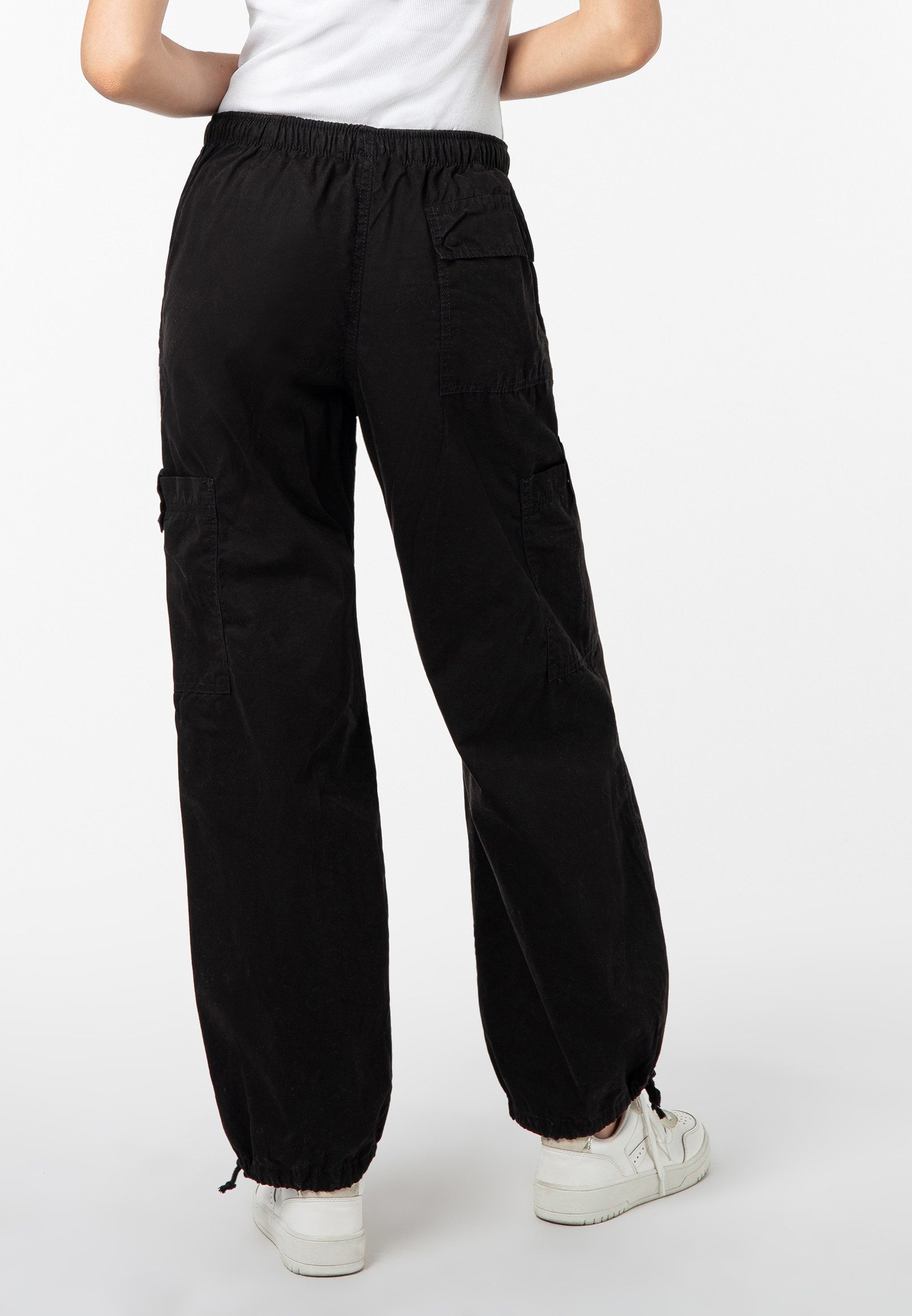 SUBLEVEL Cargohose Damen Hose Parachute-Style Baggy, Cargohose, Haremhose günstig online kaufen