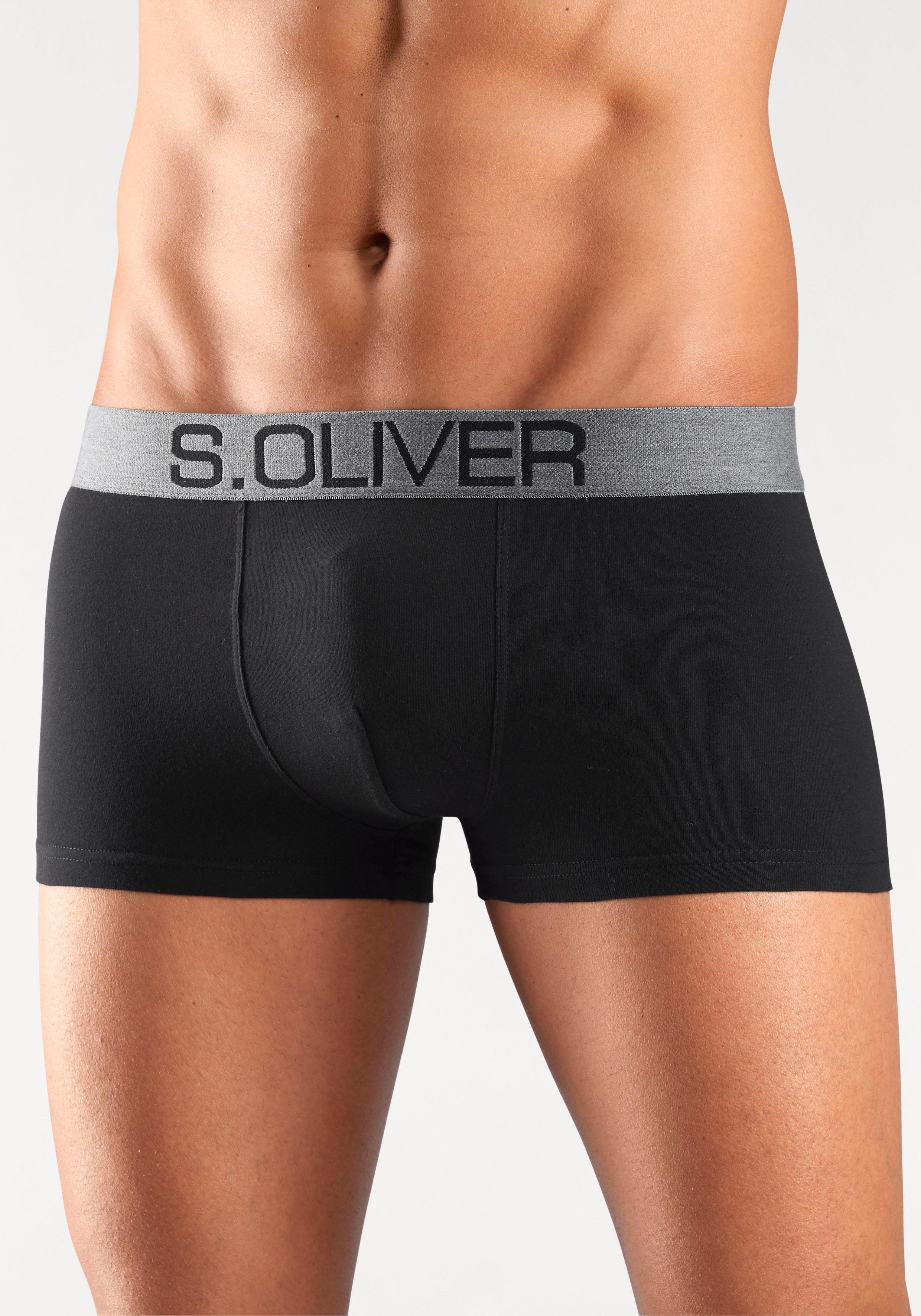 s.Oliver Hipster (Packung, 4-St) knapp sitzende Boxershorts für Herren aus Baumwoll-Mix