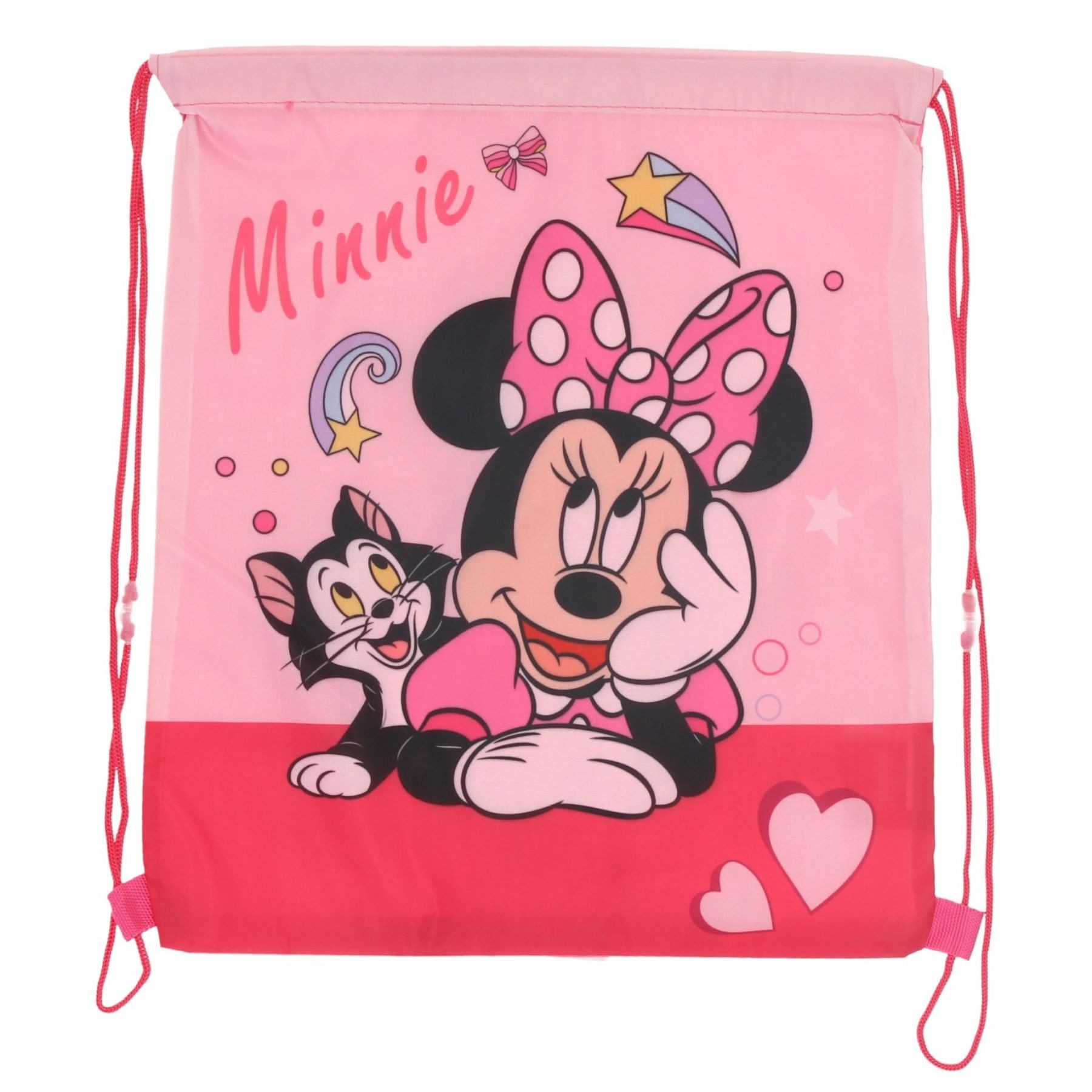 Disney Minnie Mouse Turnbeutel Gymbag für Mädchen Alltag und Aktivitäten 35 × 40 cm