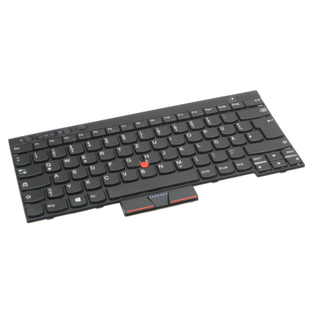 Trade-Shop Ersatzteil passend für MP-11C26D0-3871, 04X1213, 0C01897, 75Z03L Tastatur (Tastenbelegung: Deutsch, QWERTZ / Farbe: Schwarz / mit Trackpoint)