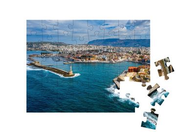 puzzleYOU Puzzle Stadt Chania, Insel Kreta, Griechenland, 48 Puzzleteile, puzzleYOU-Kollektionen Kreta