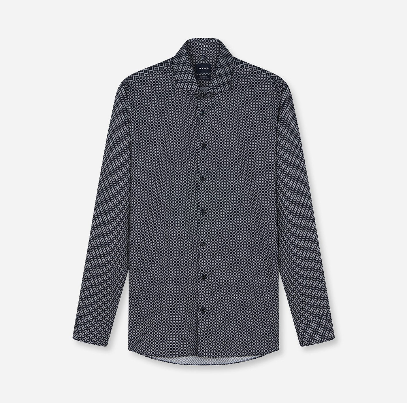 OLYMP Langarmhemd No. Six Businesshemd, Kentkragen, Super Slim