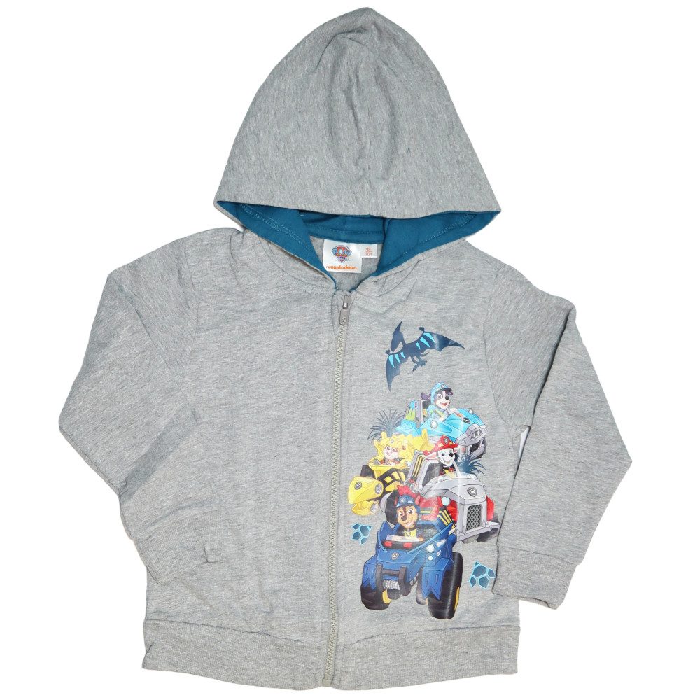 PAW PATROL Kapuzenpullover Paw Patrol Kinder Jungen Kapuzen Pullover Jacke Gr. 98 bis 104
