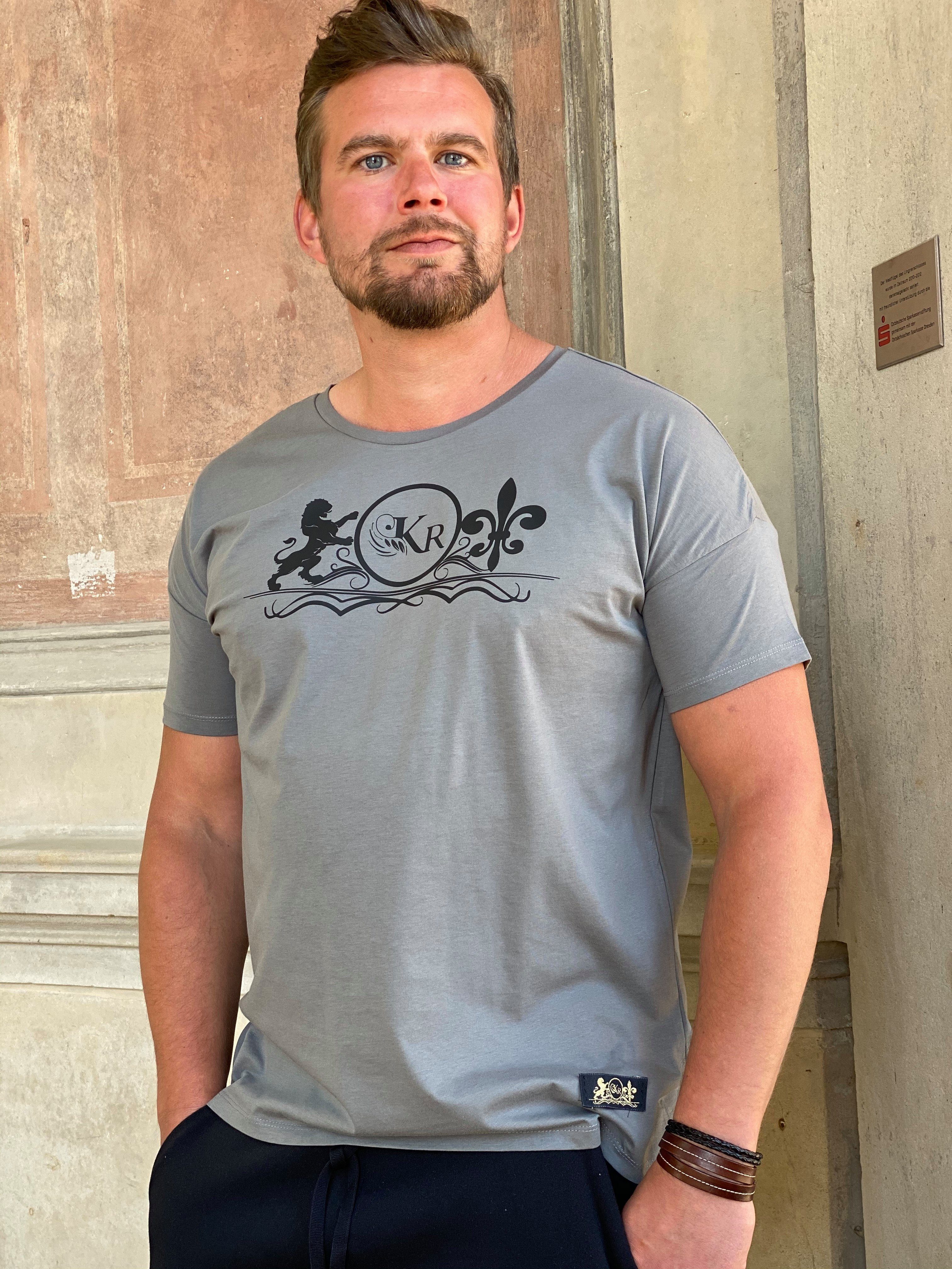 KR-Industries T-Shirt Shirt Steel DesignerShirt mit hohem Tragekomfort