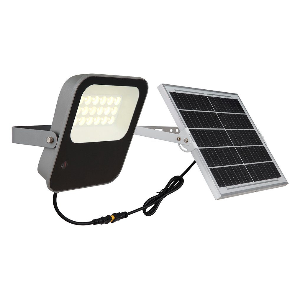 etc-shop Außen-Wandleuchte, Solarleuchte Außenleuchte Solarlampe LED Dimmbar Fernbedienung Außen