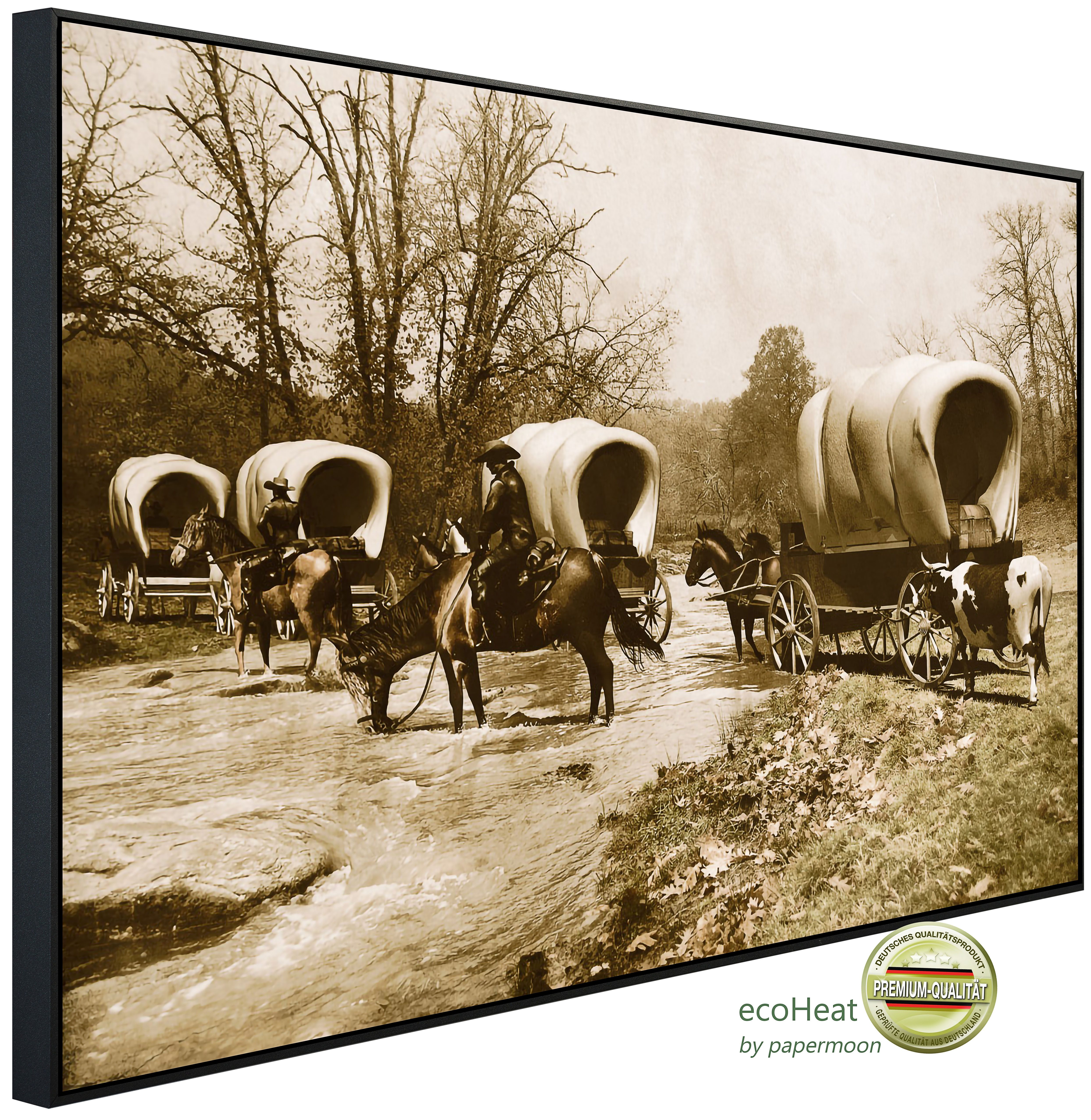 Papermoon Infrarotheizung INFRAROT-BILD-HEIZUNG, Kutschen, TÜV-Rheinland/GS zertifiziert, angenehme Strahlungswärme